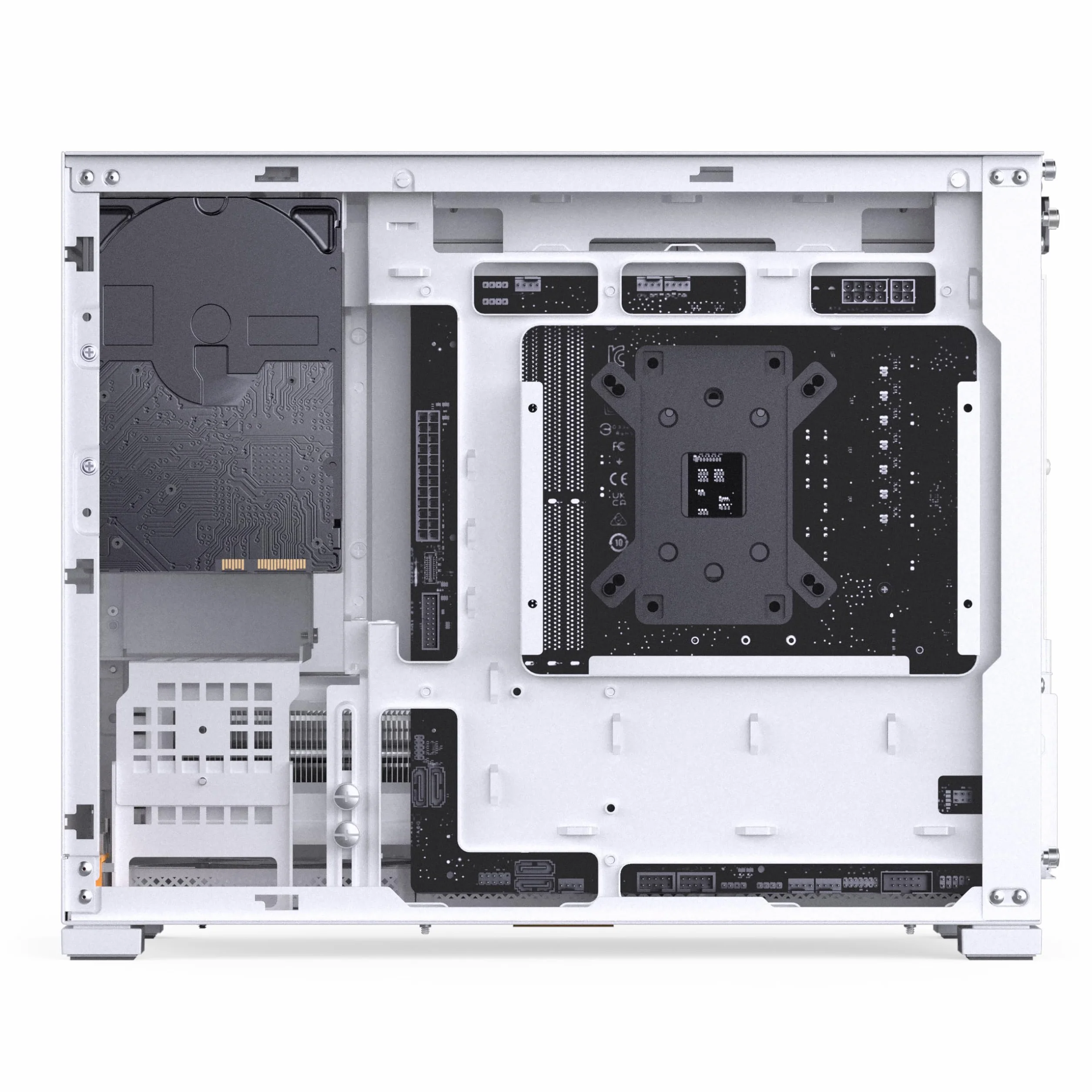 Jonsbo D32 PRO obudowa PC biała – kompaktowa obudowa mATX z obsługą Back-Connect, szkło hartowane, filtr kurzu i chłodzenie High-End