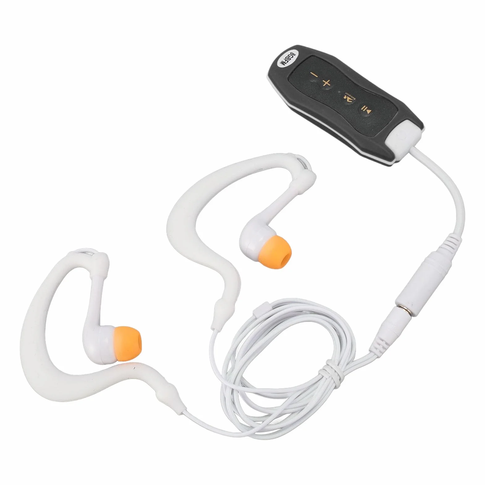 Podwodny Odtwarzacz Muzyczny MP3 Ergonomiczna Konstrukcja 8 GB USB2.0 IPX8 Wodoodporny Odtwarzacz MP3 do Nurkowania na Rowerze (8GB)