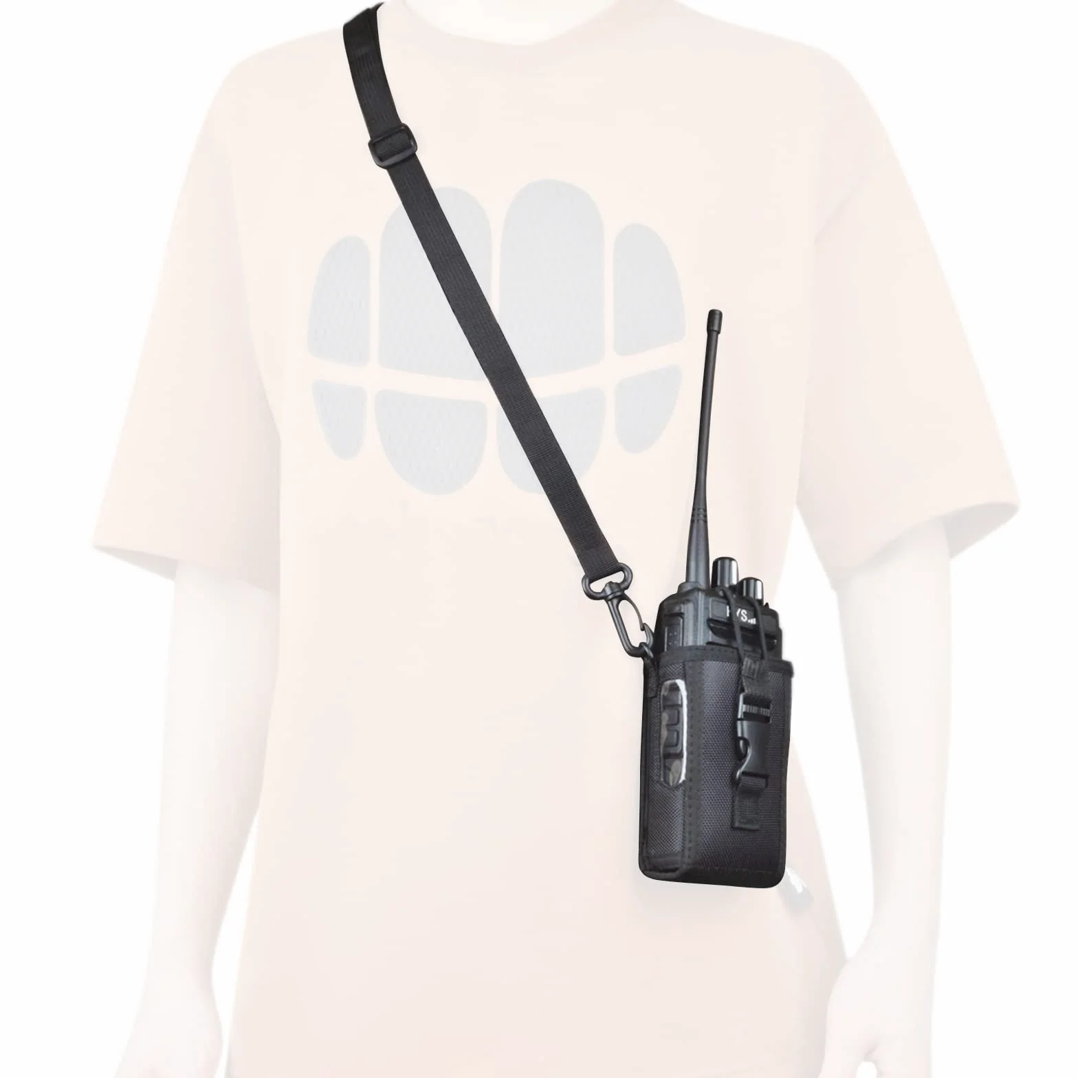 Nylonowe etui do Walkie Talkie kompatybilny z Motorola GP328, PRO5150, GP320, GP340, MTX960, President Randy 3, Sepura, Mindland