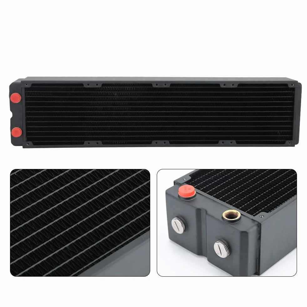 aqxreight 3-warstwowe, 12-rurowe Chłodzenie do Komputera PC Wysokowydajny Miedziany Radiator Chłodnica Procesora z Mosiężnymi Komorami Zapewniającymi większą stabilność i trwałość