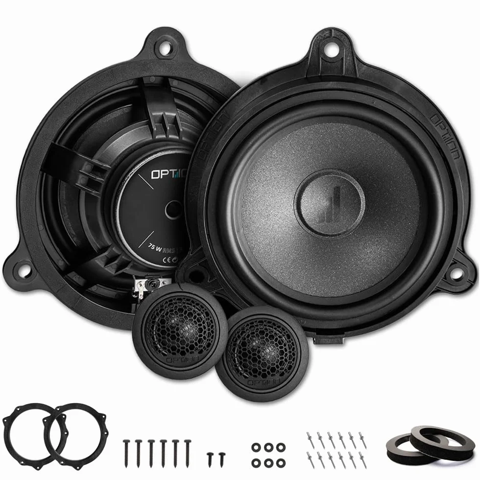 Option Głośnik kompatybilny z Renault Master IV (RDA/RDB/RDC) - 100% system głośników przednich Plug & Play z głośnikiem wysokotonowym 25 mm, 75 W RMS, wysoka wydajność