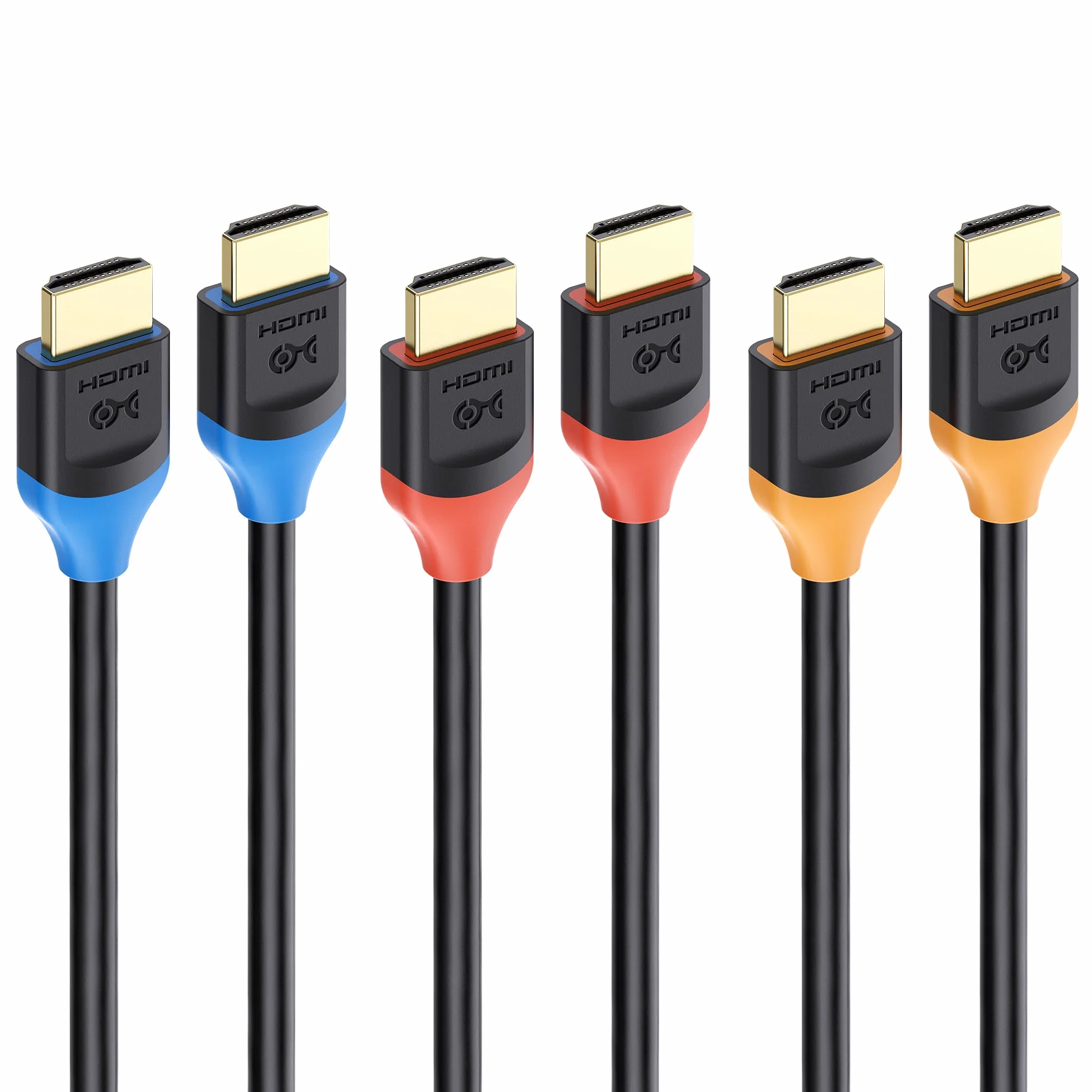 Cable Matters 3-Pak Kabli HDMI 8K 48 Gbps, 2 m | 8K@60Hz, 4K@240Hz, HDR, zgodne z PS5, Xbox Series X/S, kartami RTX/RX i Apple TV