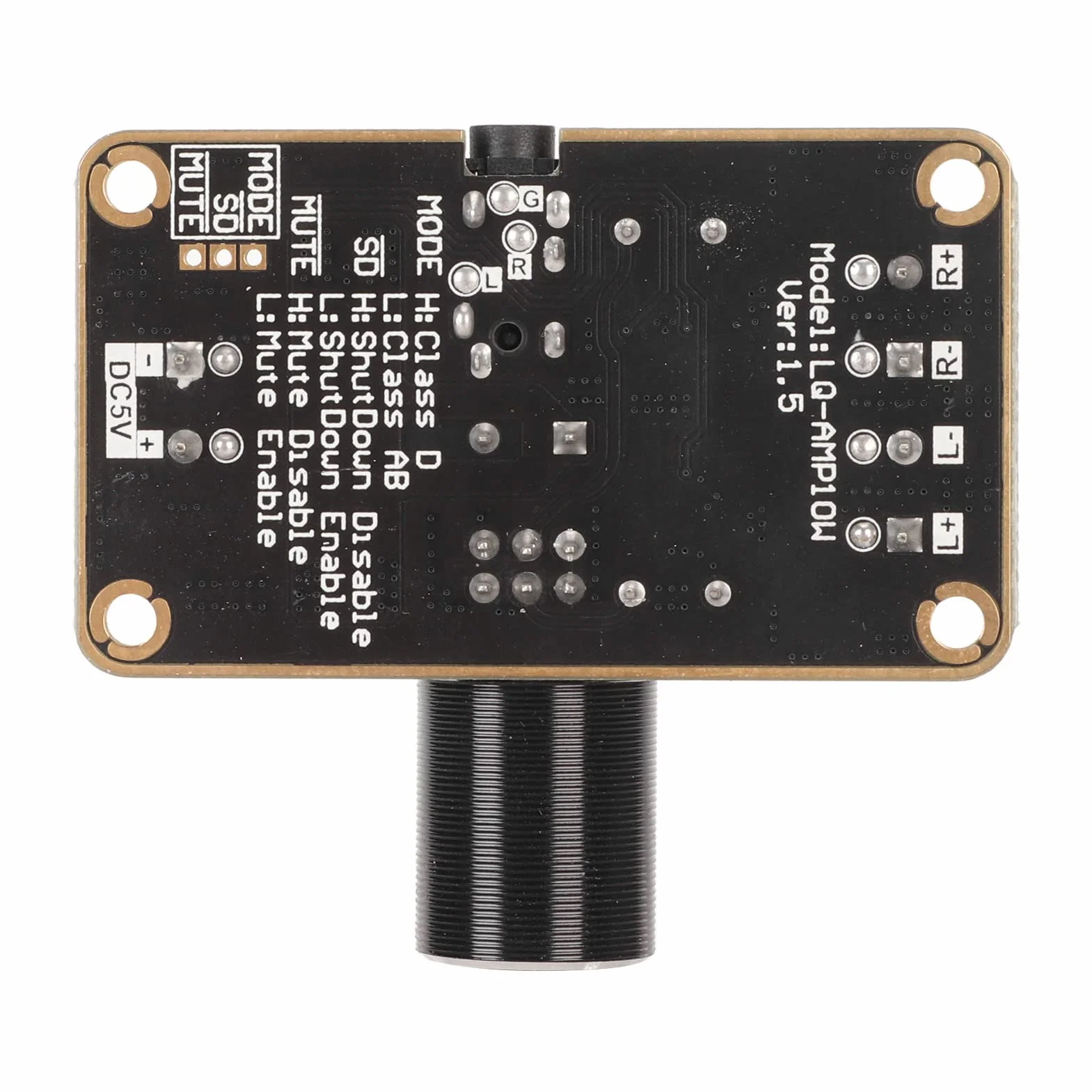 PAM8406 płyta wzmacniacza audio DC 5V 5W+5W Mini dwukanałowy moduł stereo DIY
