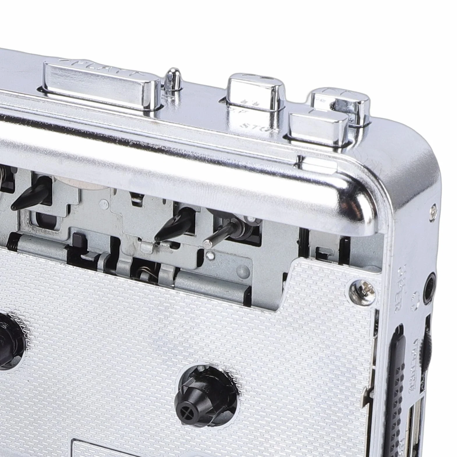Odtwarzacz Kasetowy, Konwerter Kasetowy USB na MP3 z Dwoma Głośnikami i Gniazdem Słuchawkowym, Przenośny Odtwarzacz dla Entuzjastów Muzyki, Zasilany baterią lub USB