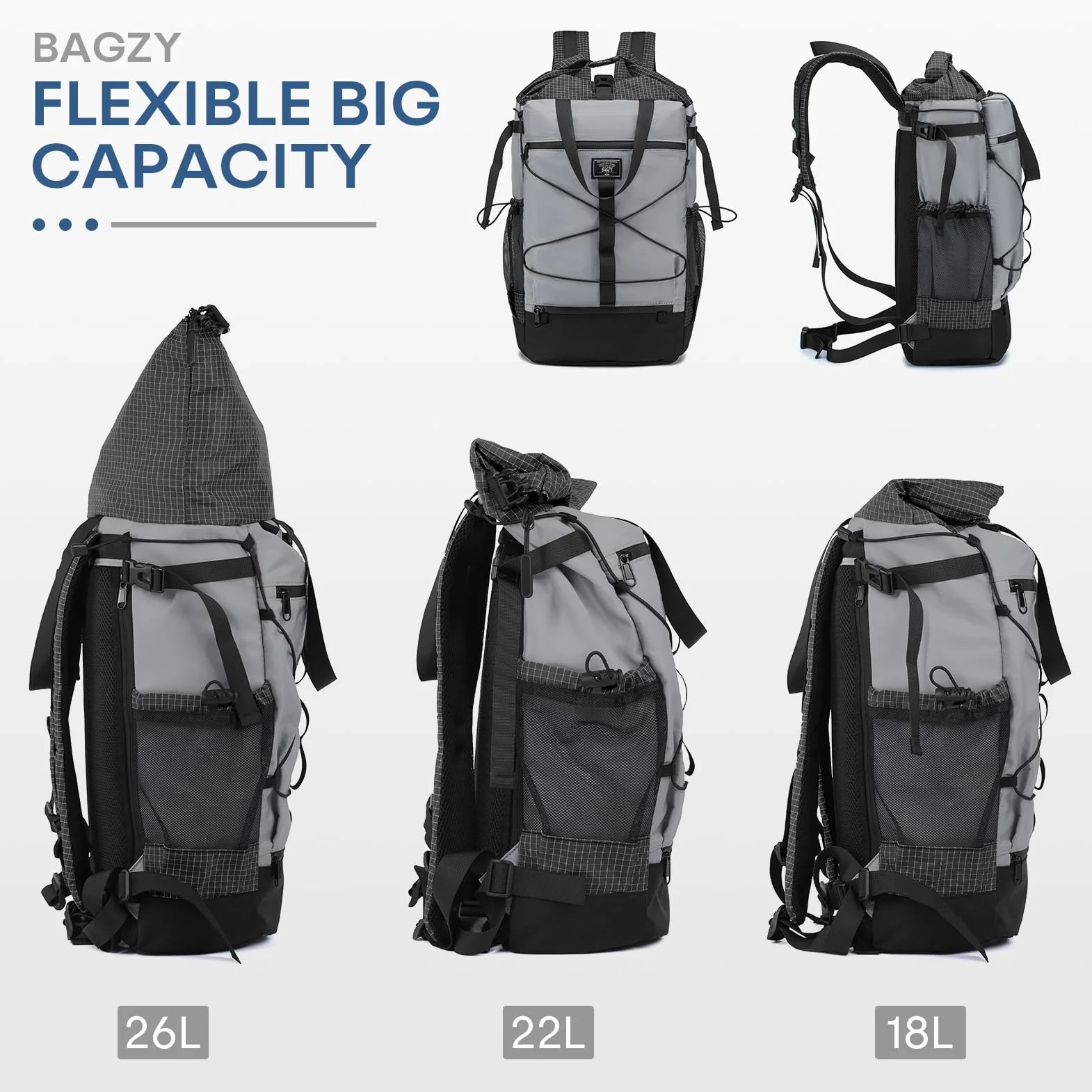 BAGZY Plecak Z Rolltopem 40x30x15 British Airways Wodoodporny Plecak Z Rolltopem Kobiety Mężczyźni Plecaks Na Laptopa Komorą Na Laptop Do 17 Calów Duży Plecaks Podróżny Do Biznesu Miasto Czarny