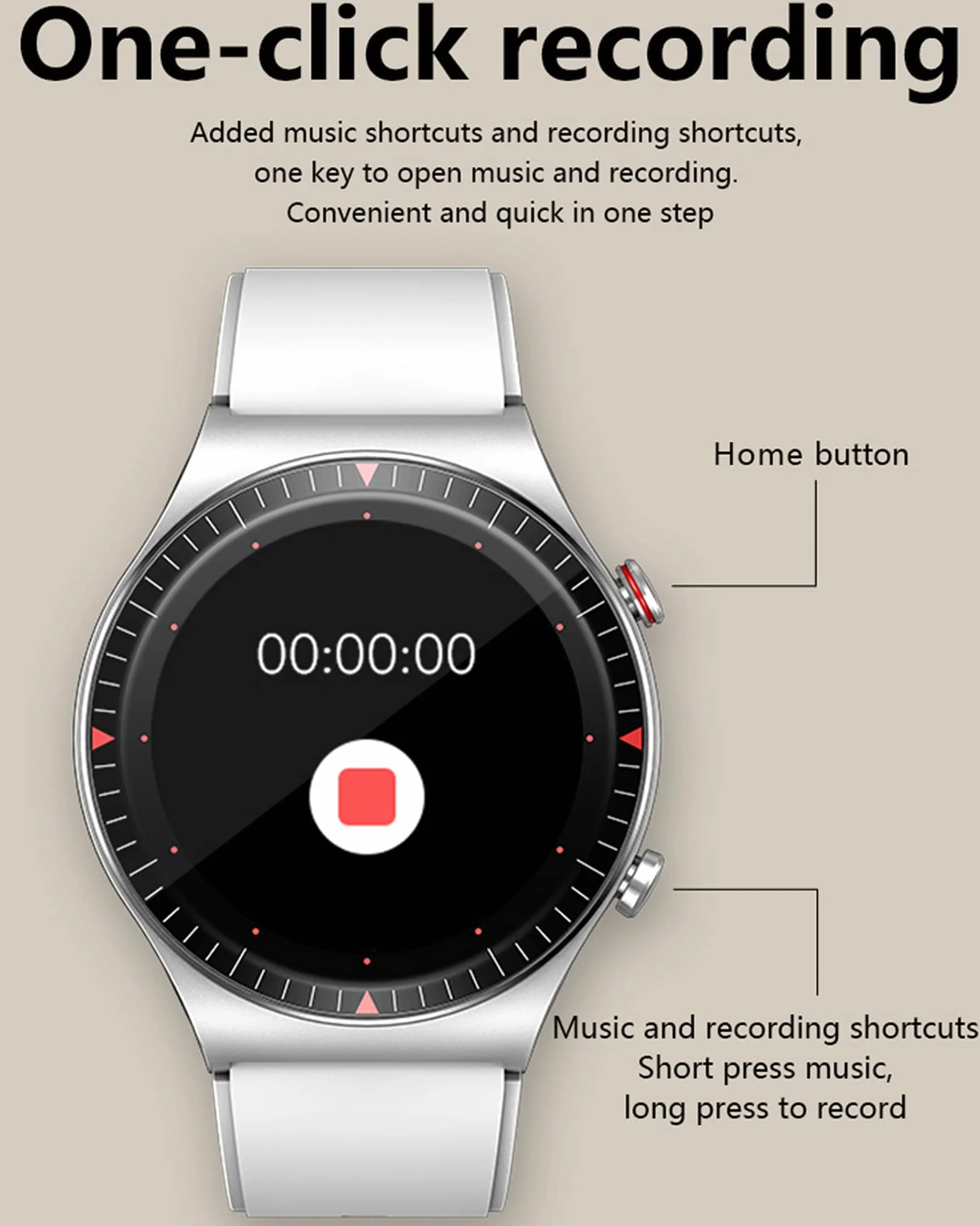 Inteligentny zegarek Wodoodporny zegarek Zegarek fitness z pulsometrem Fitness Tracker z monitorem ciśnienia krwi/snu Inteligentne zegarki męskie i żeńskie na telefony z systemem iOS Android (biały)