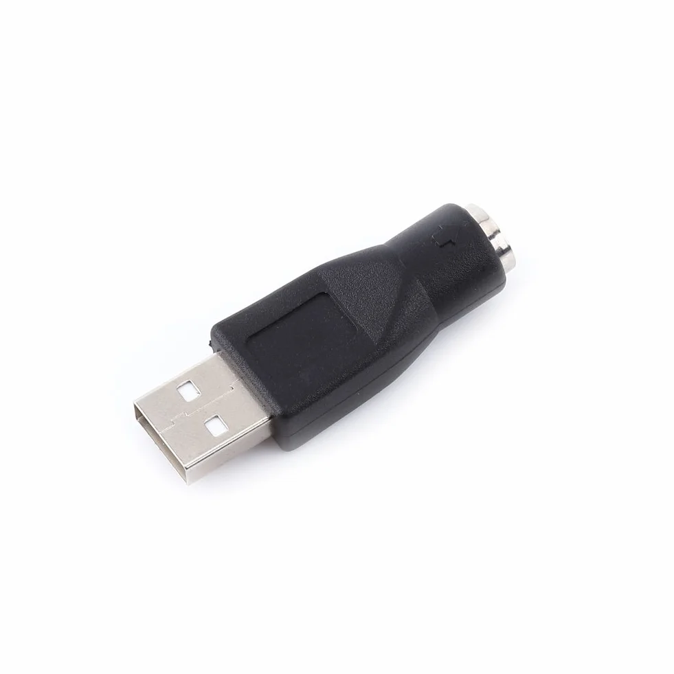 2 Sztuk USB na PS2 Adapetr, USB 2.0 A Męski na PS/2 żeńskie Złącze Konwertera Danych, na Komputer Stancjonarny Klawiatura Mysz