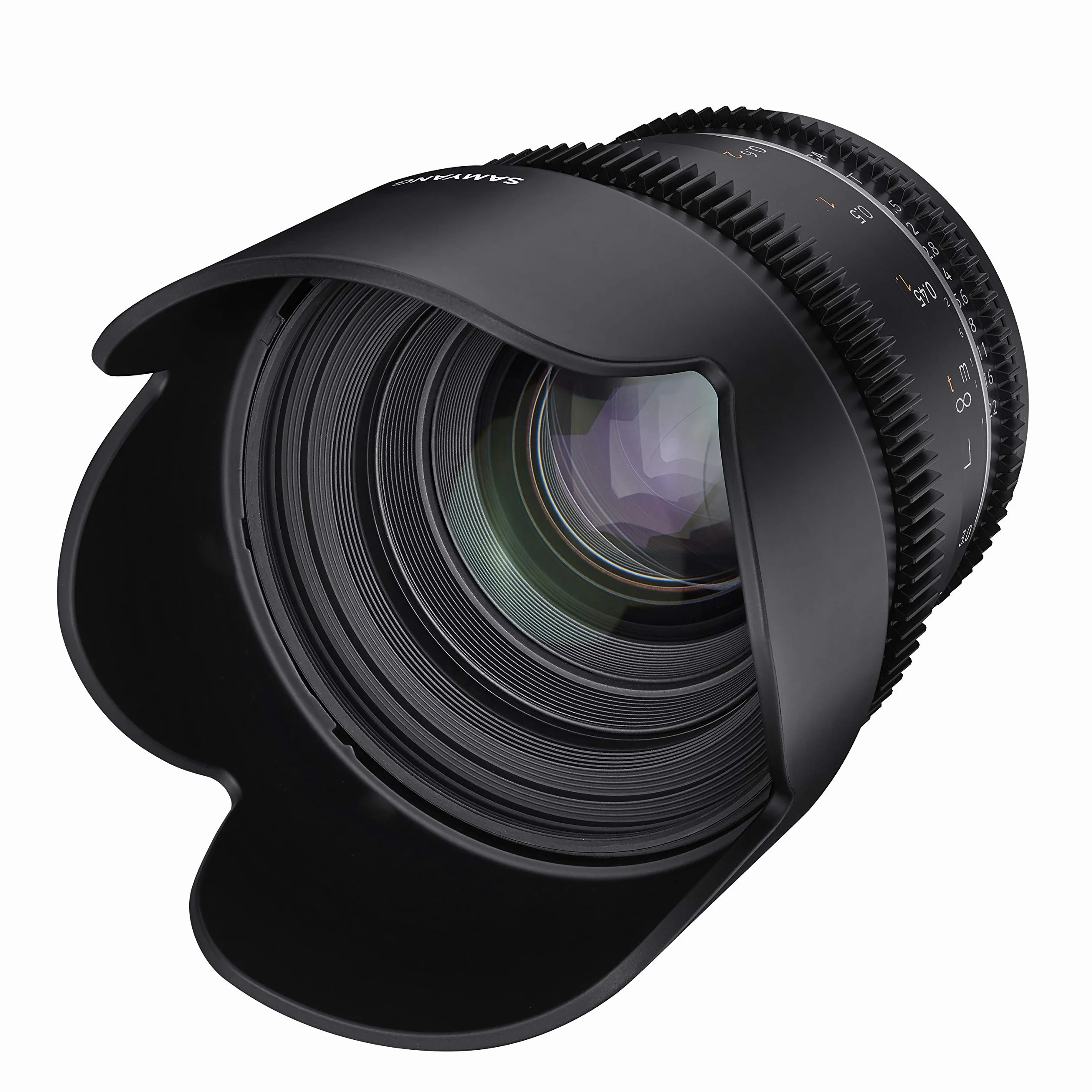 Samyang MF 50 mm T1,5 VDSLR MK2 MFT – jasny obiektyw T1,5 Normal Cine-und Video do MFT Mount, stała ogniskowa 50 mm, Follow Focus wieńce zębowe pełnoklatkowy, APS-C i MFT, rozdzielczość 8K