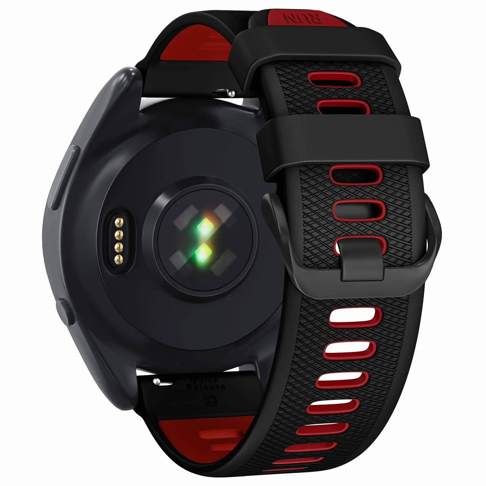 Pasek do zegarka Garmin Forerunner 265, Forerunner 255, Vivoactive 4, Venu 3, Venu 2, silikonowy pasek zastępczy, 22 mm