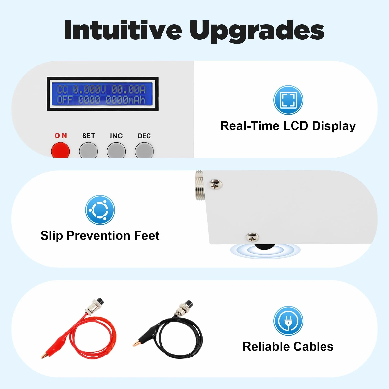 Tester pojemności akumulatora litowo-jonowego 20A analizator baterii elektronicznej 0-30 V 85 W, kontroler ładowarki EBC-A20, tester baterii litowo-jonowych LCD USB, sprzęt do testowania samochodów