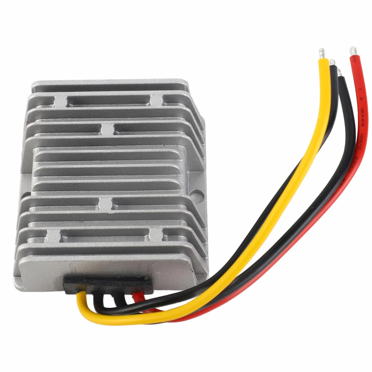 Keenso Przetwornica Obniżająca Napięcie Aluminiowa Przetwornica Napięcia Prądu Stałego 8 V do 36 V do 13,8 20 A 276 W IP68 Synchroniczna Prostownica Wózka Samochodowego LED Układ Słoneczny