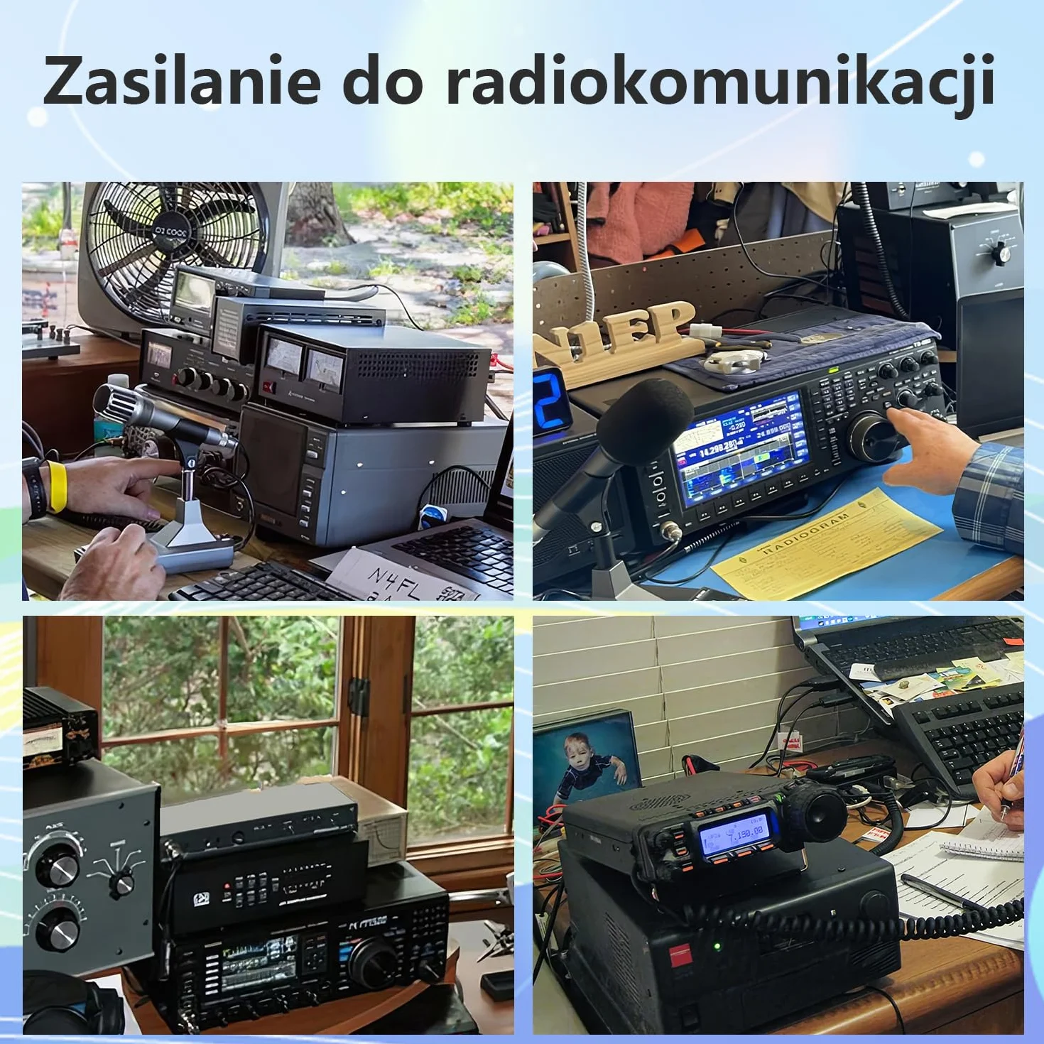Uniwersalny kompaktowy zasilacz laboratoryjny-Convertidor de CA a CC de 60A, salida ajustable de 9 a 15V (fija conmutable de 13,8V),conectores Anderson,compensación de ruido, USB-C Jesverty SPS-1362