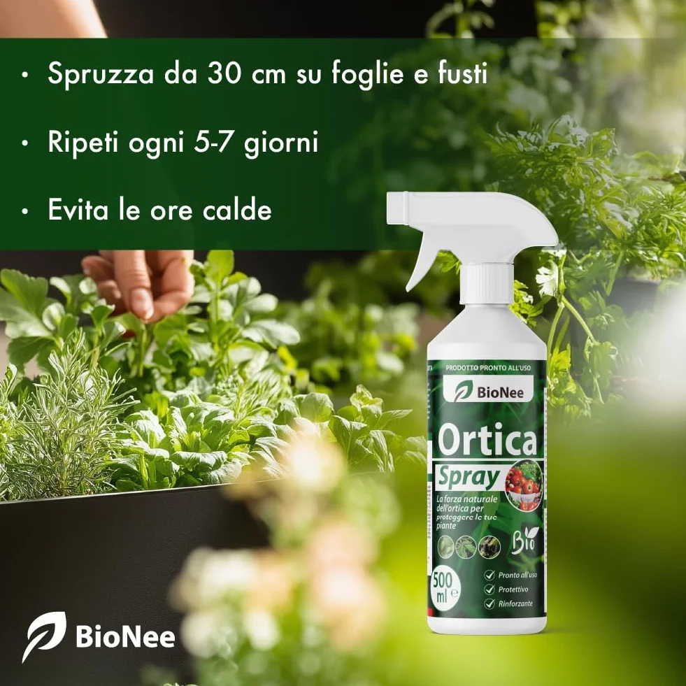 Ekstrakt z pokrzywy w sprayu 500 ml naturalny ochronny wzmacniający dla roślin przeciwko mszycom roztoczom grzybicom do rolnictwa ekologicznego