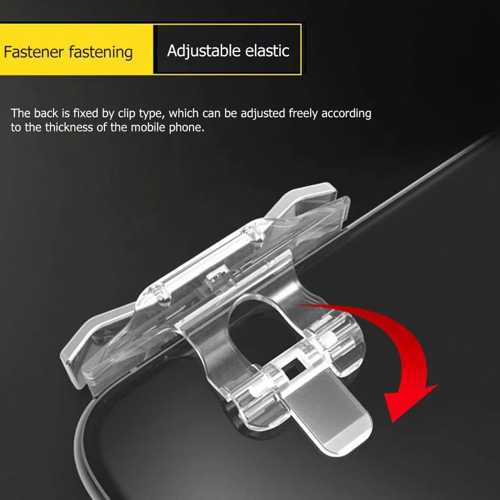 Akaddy 2 szt. mobilny kontroler do gier L1R1 wyzwalacz strzelanka PUBG