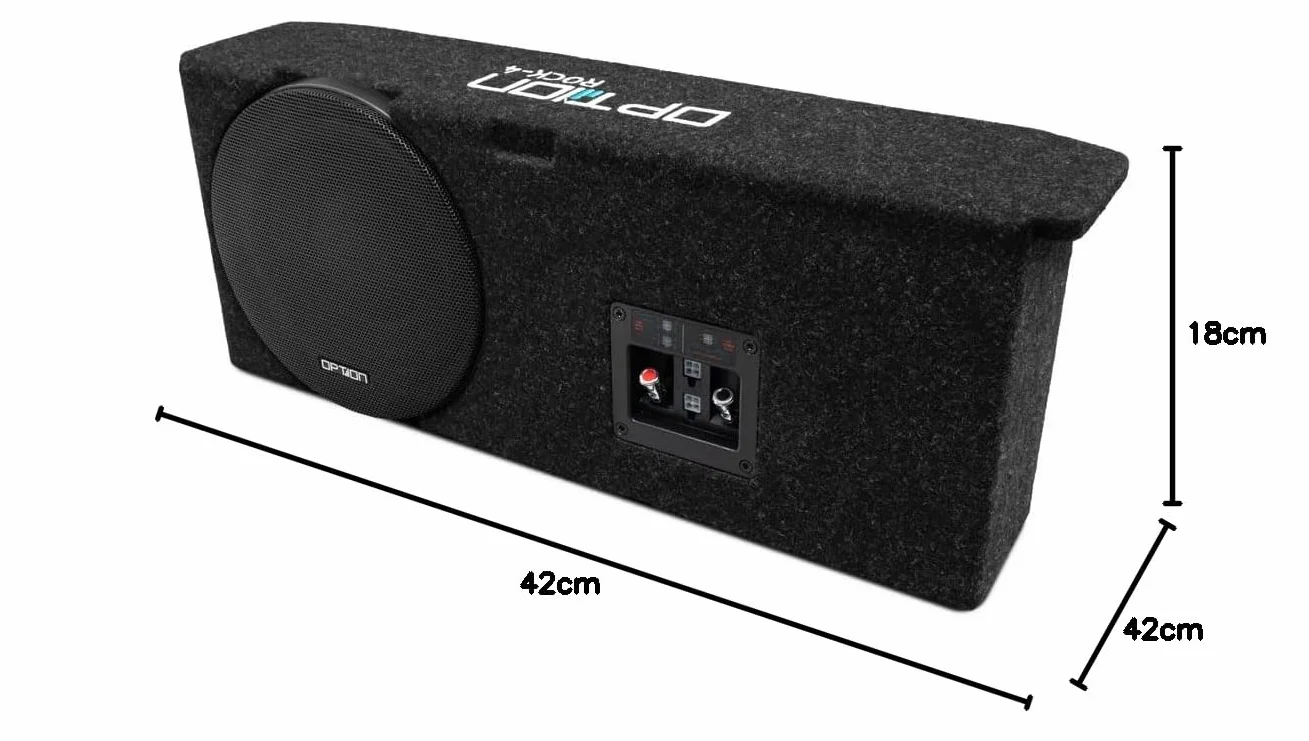 Option System dźwiękowy kompatybilny z Cupra Born (2. generacja, od roku produkcji 2024, standardowy system dźwiękowy) - 100% Plug & Play Kit z 6-kanałowym wzmacniaczem DSP i subwooferem Rock-4
