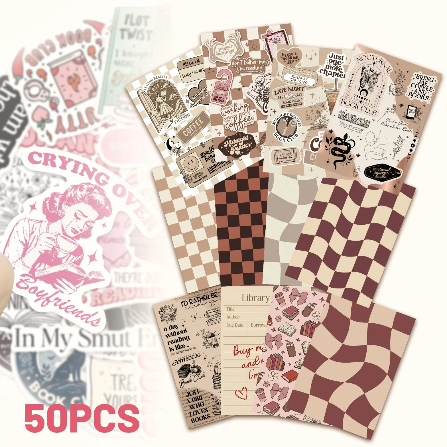 E-Reader papier kartonowy Einleger 12 sztuk naklejki do scrapbookingu przezroczyste etui 6,9" x 4,8" wkładka biały