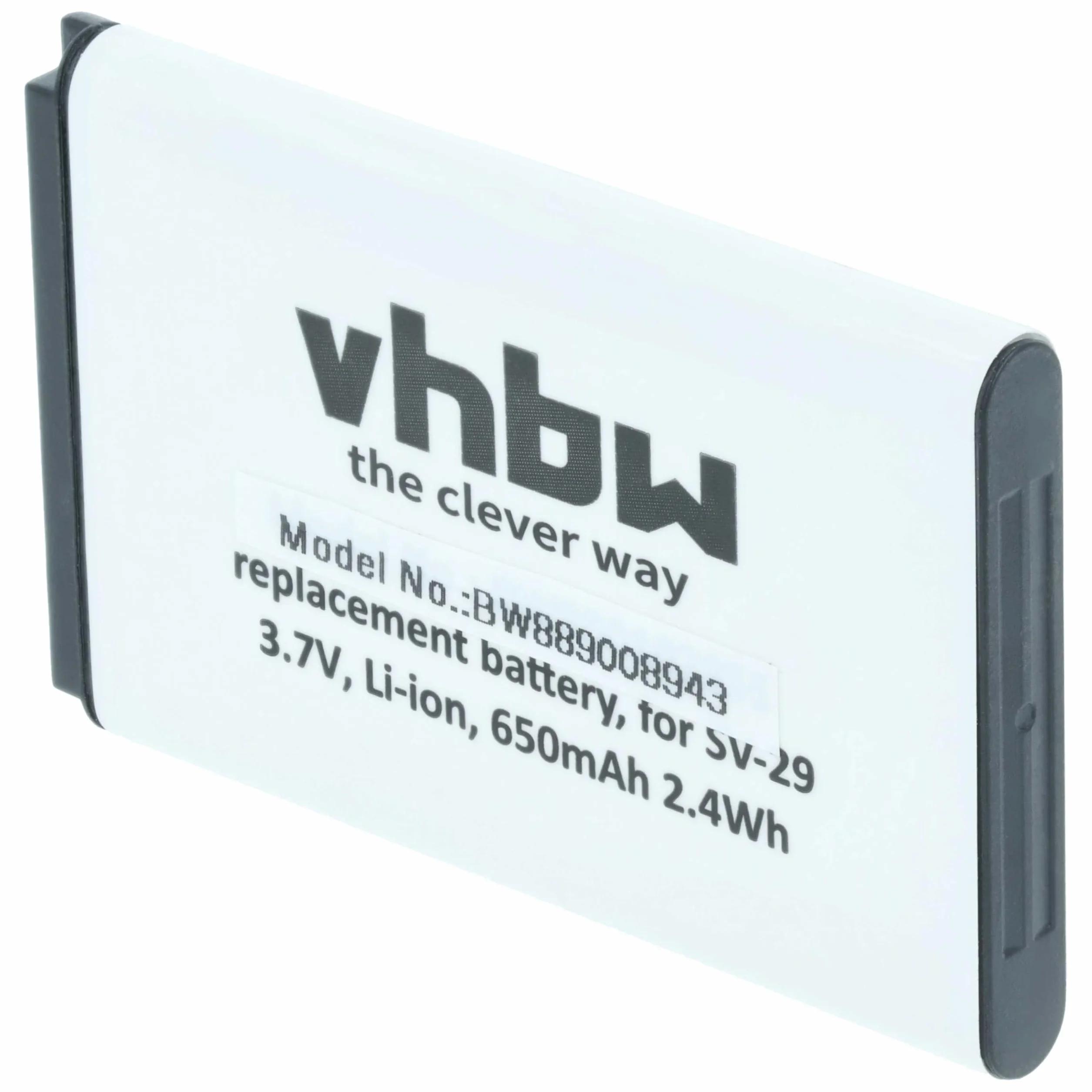vhbw 10 x Doro DBR-800A bateria do telefonu komórkowego, smartfona (650 mAh, 3,7 V, Li-Ion)
