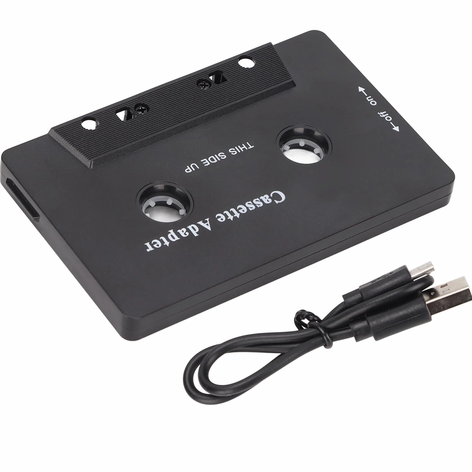 Adapter Kasetowy Bluetooth Redukcja Szumów Stereo High Fidelity Tape Aux Receiver do Tabletu Samochodowego