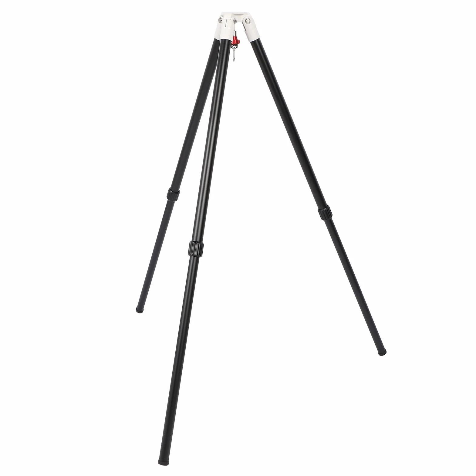 Statyw do Teleskopu Astronomicznego, Aluminiowy Statyw o Udźwigu 15 Kg z 2-sekcyjną regulacją Wysokości, śrubą 3/8" i Podkładkami Gumowymi do Lunet, Fotografii Plenerowej
