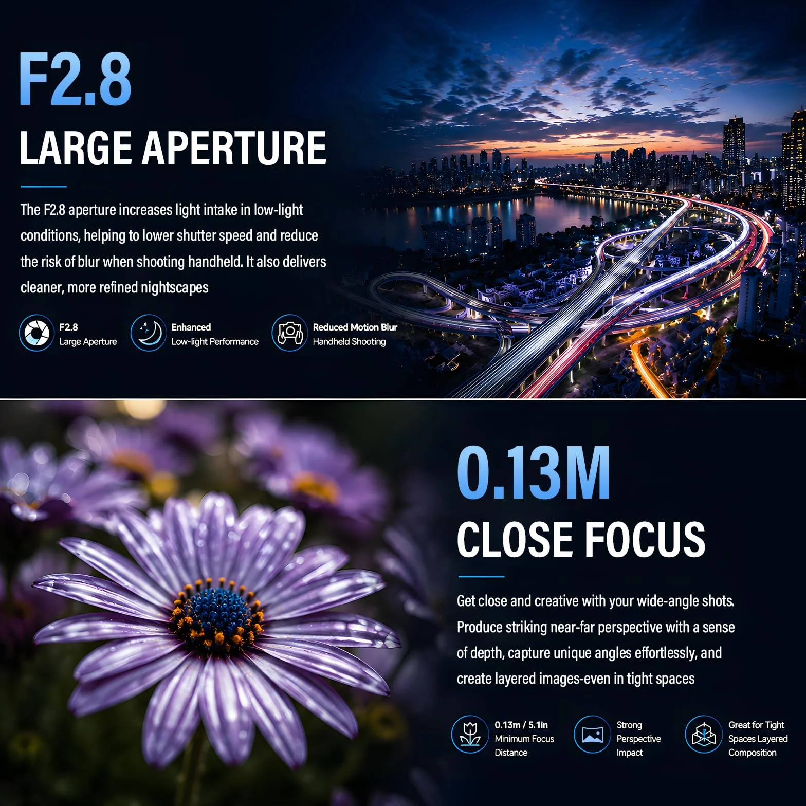 VILTROX 9 mm F2.8 E Air AF 9mm F2.8 E Obiektyw do Sony E Autofokus APS-C Ultra szeroki kąt obiektywu stałej ogniskowej kompatybilny z kamerami z mocowaniem Sony E ZV-E10 ZV-E10II FX30 a7 a7