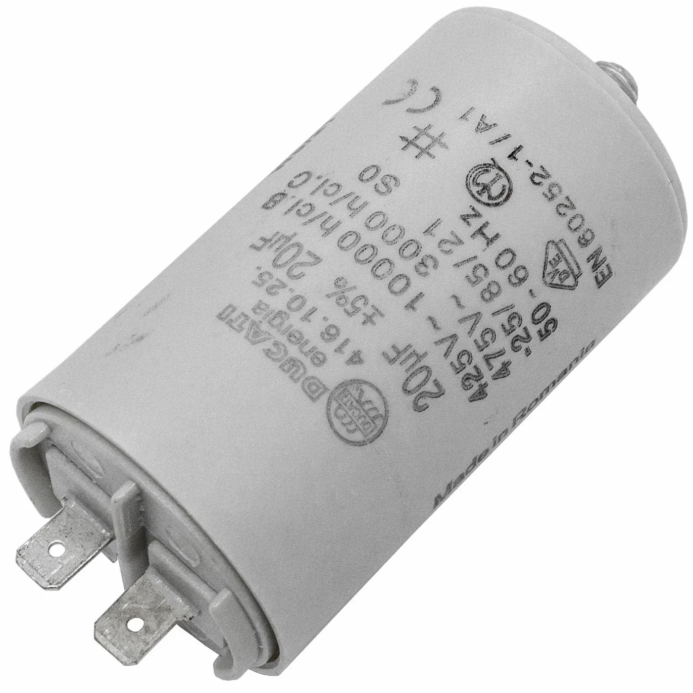 Kondensator rozruchowy Lumonic 20µF 400V 40x70mm 416.10.25 A