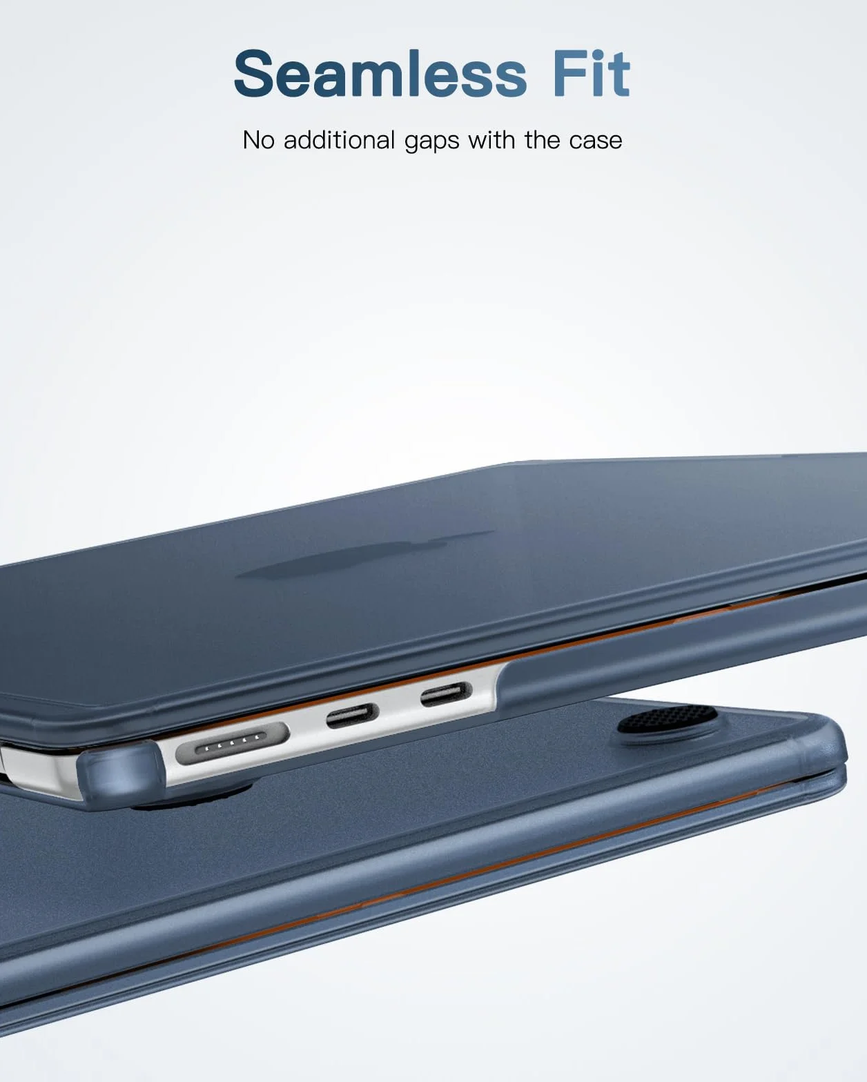 FINTIE Etui kompatybilne z MacBook Air 13,6 cala M5 M4 M3 M2 (A3449/A3240/A3113/A2681, 2026-2022) - wzmocnione krawędzie zapobiegające uderzeniom, twarda obudowa z mikro klipsami mocującymi, matowa