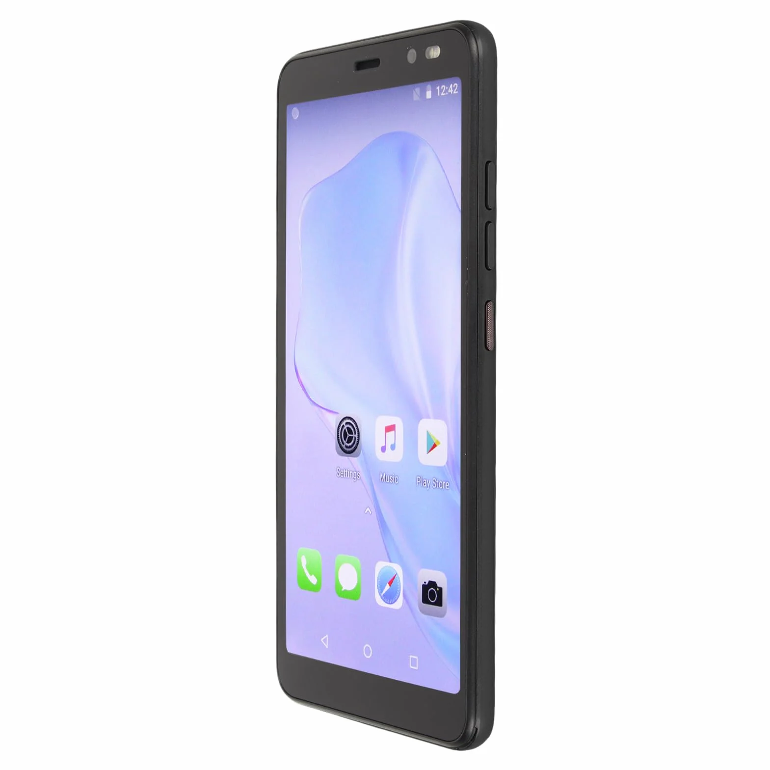 Telefon Komórkowy, Aparat 5 MP 8 MP, Smartfon, Wielofunkcyjna Bateria 4800 MAh do Podróży (Czarny)