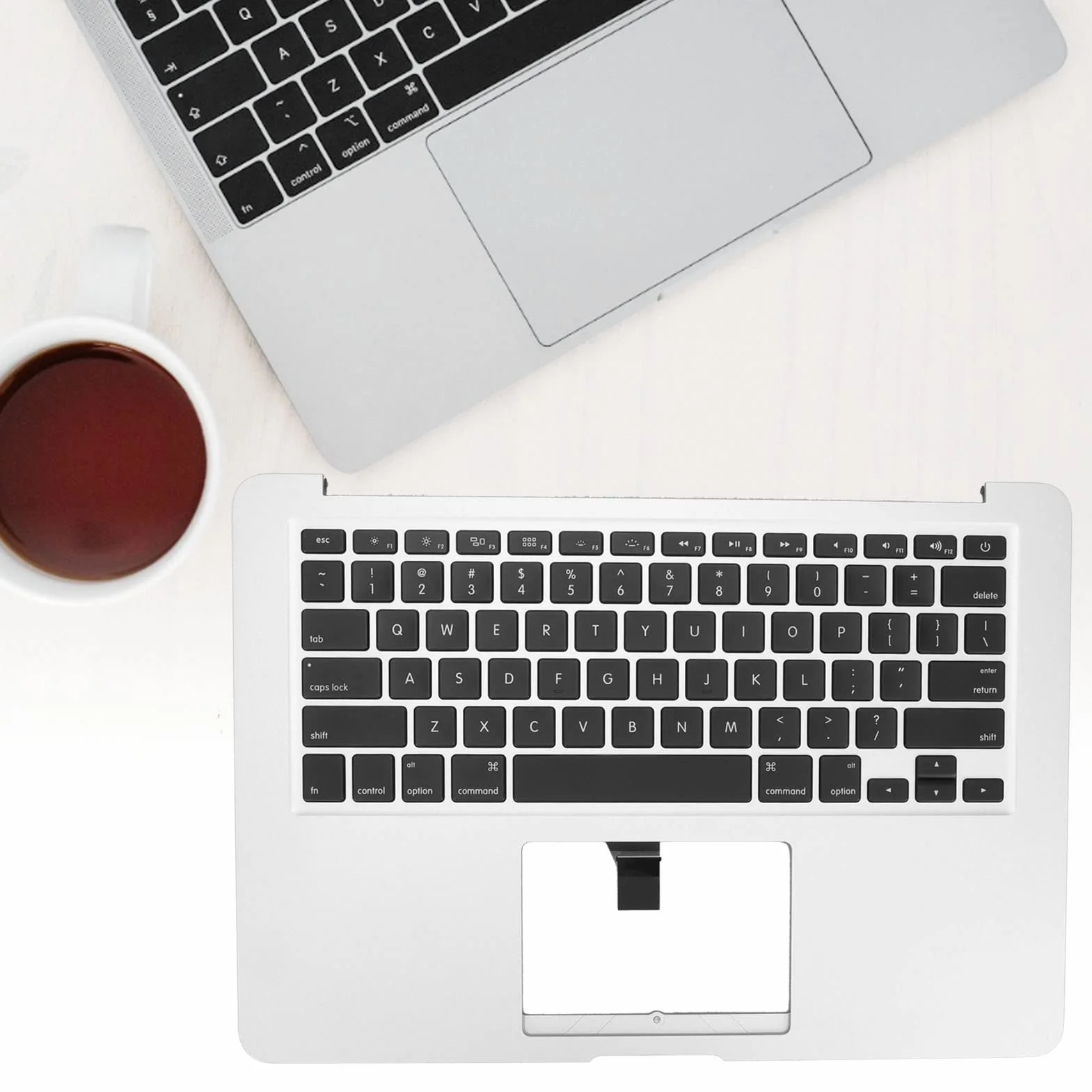 Ausla Podstawa Klawiatury, Podświetlana Klawiatura Notebooka, Wymienna Obudowa ze Stopu Aluminium dla Macbooka Air, Stylowy Wygląd dla Użytkowników z Urządzeniem 13-calowym