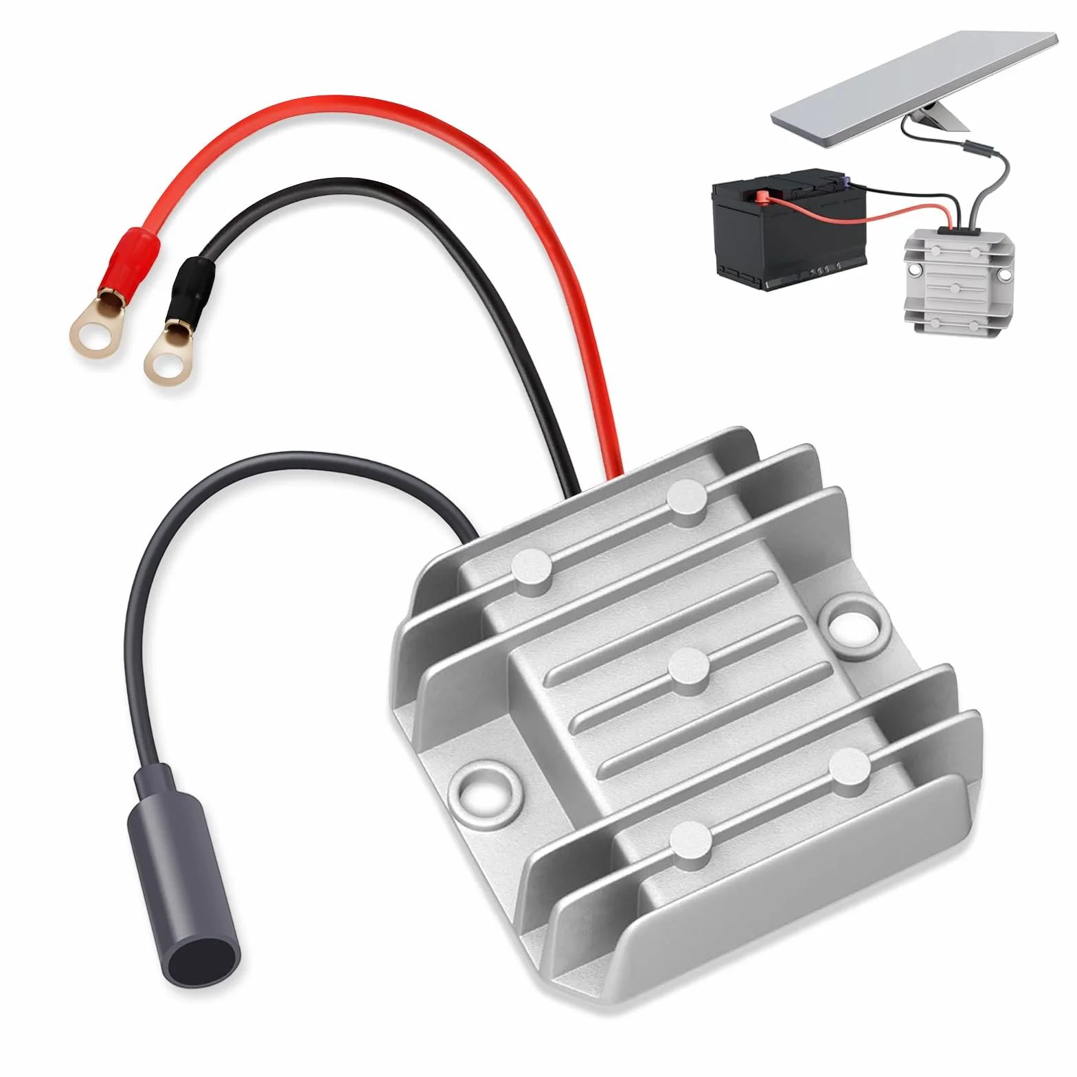 Wzmacniacz do adaptera Starlink Mini 12 V - 12/24 V (9-28 V) do 30 V 3,5 A DC Step-Up Converter z wyjściem żeńskim 5521, wodoodporny kabel przeznaczony do akcesoriów do zasilaczy Starlink Mini