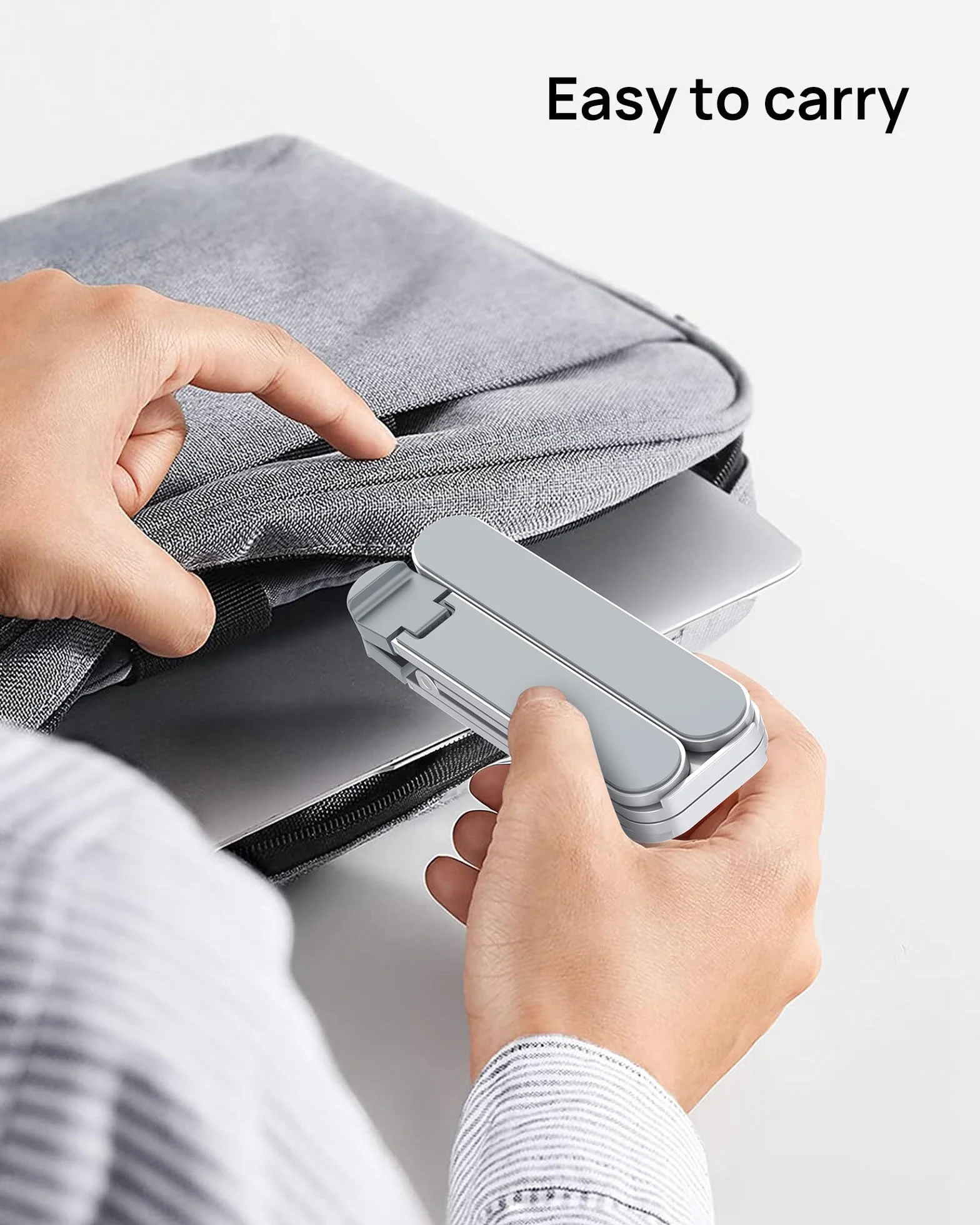SODI Ultra kompaktowy składany stojak na laptopa aluminiowy z regulowaną wysokością 10-16 cali