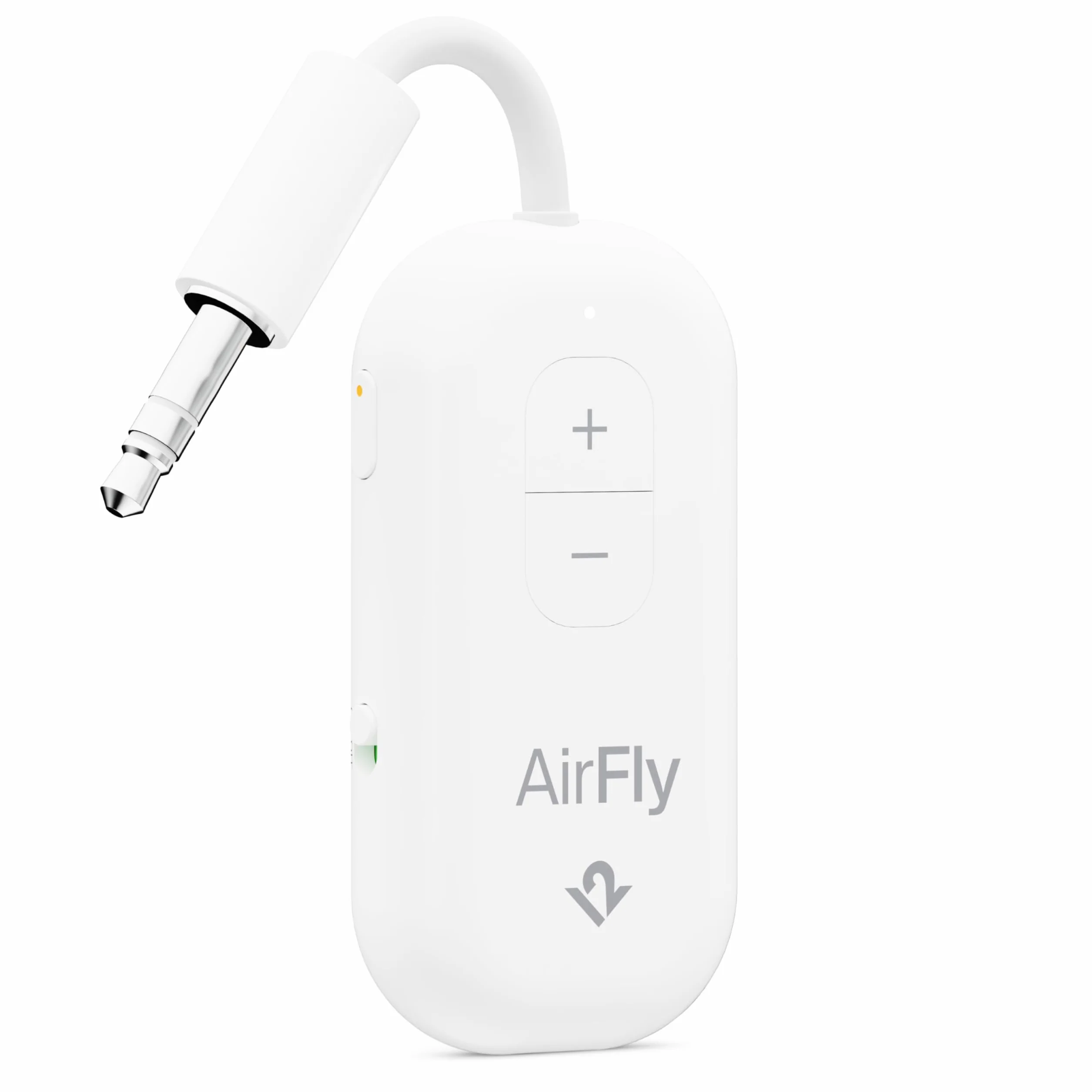 AirFly Pro 2 – adapter Bluetooth do samolotu, para 2 słuchawek AirPods lub słuchawek bezprzewodowych, nadajnik i odbiornik Bluetooth AUX 3,5 mm do samochodów, łodzi, bieżni, telewizorów i innych