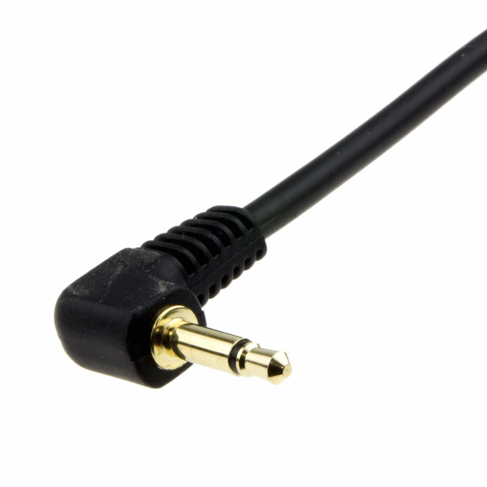 kenable Kabel MONO Jack 3,5mm Kątowy Wtyk do Wtyku 3,5mm Pozłacany Miedziany 1 m [1 metr/1m] Czarny