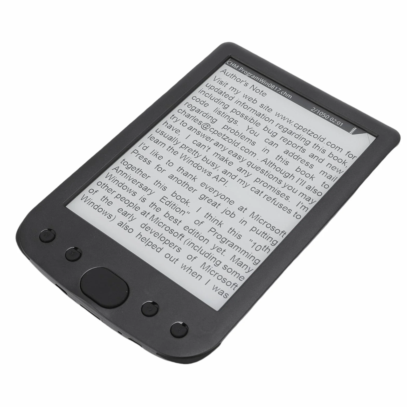 Generic E Reader, E: Czytnik Książki 2500 MAh Eye Friendly 6 Cal na podróż (4G)