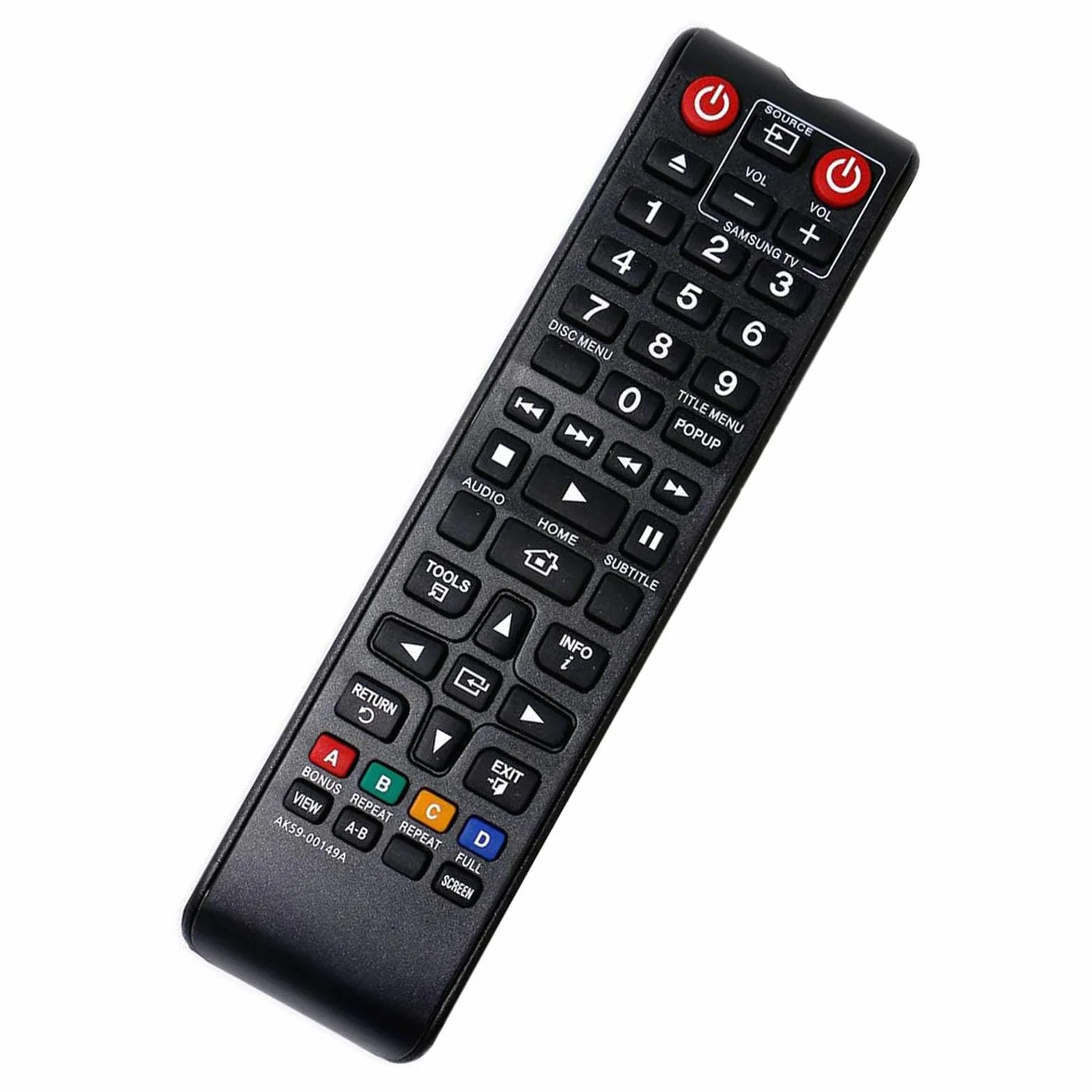 ALLIMITY AK59-00149A Zamiennik pilota do SAMSUNG BLU-RAY BD-E5200 BD-E5300 BD-E5500 BD-F5100 BD-F5500 BD-H5500 BD-H5900 BD-J4500 BD-J5500 BD-J5700 0 BD-JM 5900 BD-JM57C TM1241