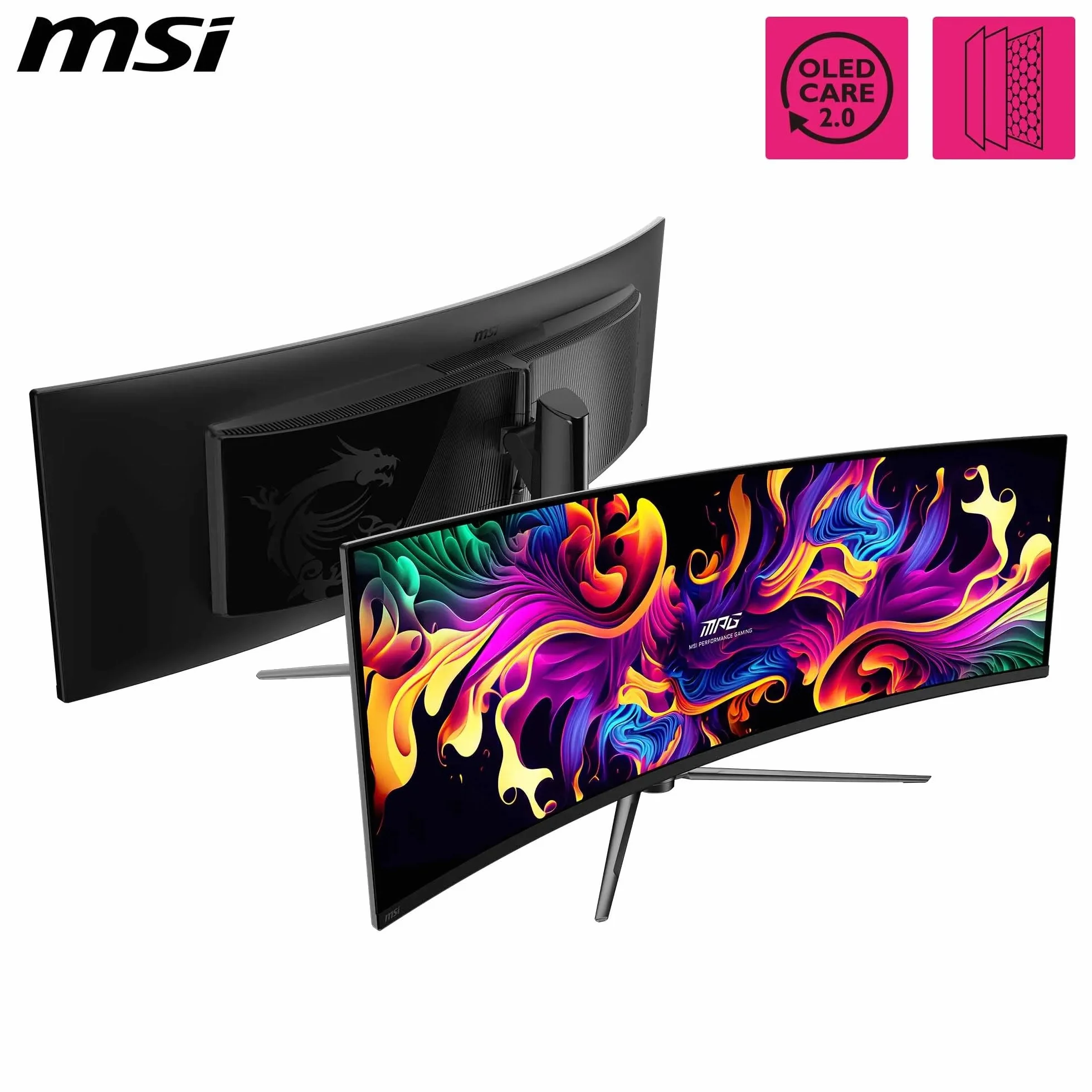 MSI MPG 491CQPX QD-OLED 49" QD-OLED UltraWide Dual QHD 240 Hz Curva USB-C
