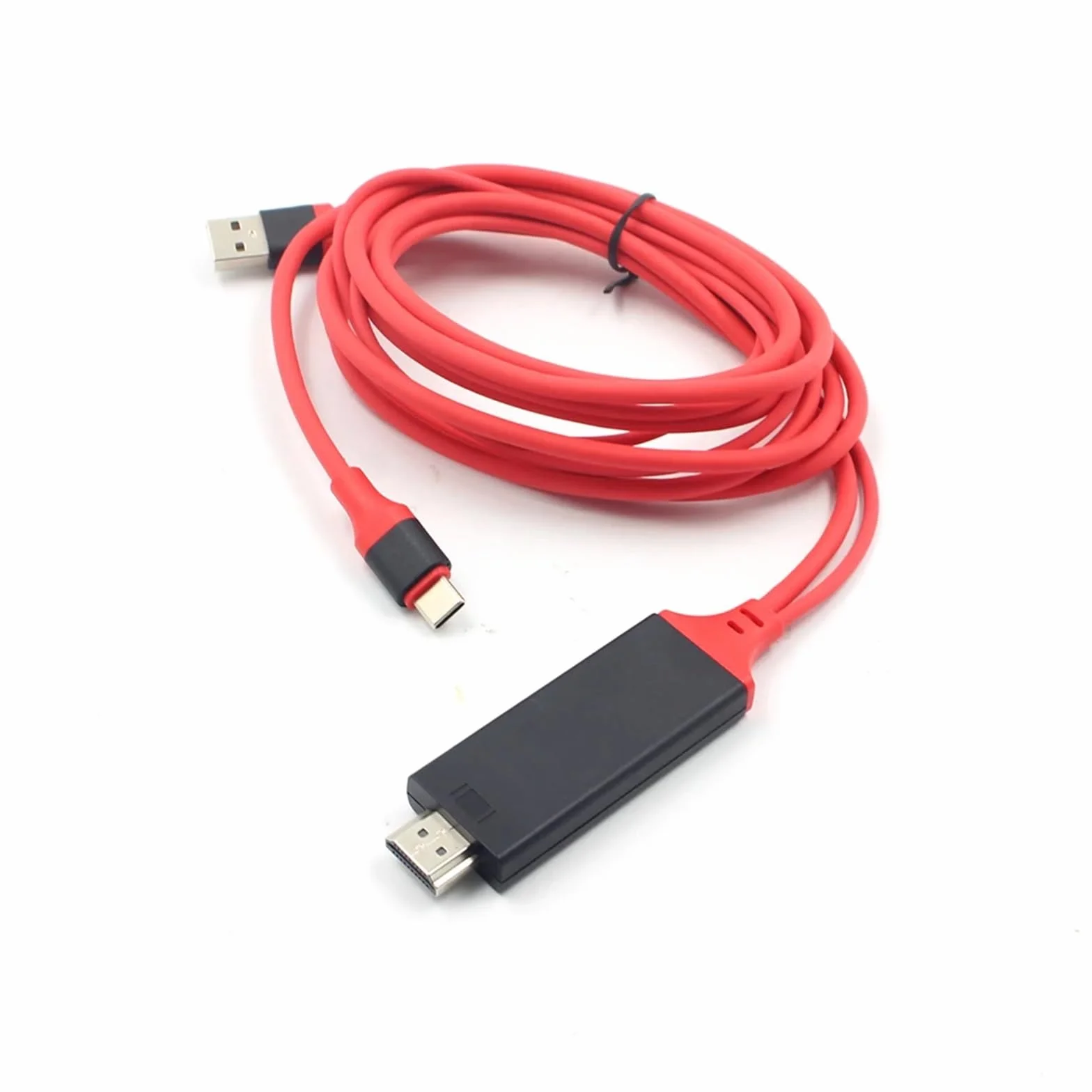 Kabel adaptera do telewizora kompatybilny z USB C na HDMI Kabel 4K do telewizora o wysokiej rozdzielczości Kabel USB-C S9/S8