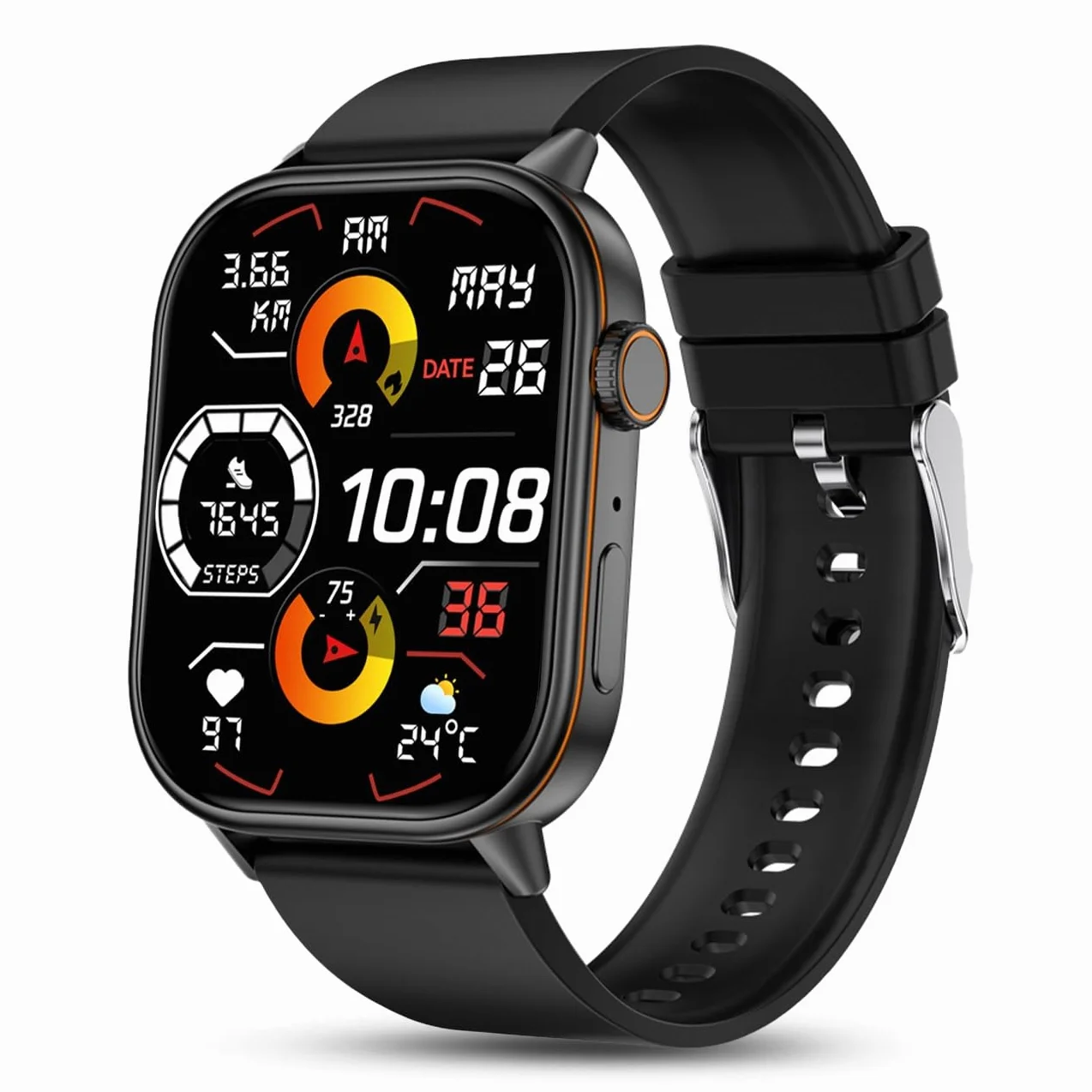 Smartwatch Damski - GPS Sport Wodoodporny Pływanie Bieganie Rozmowy Menu PL