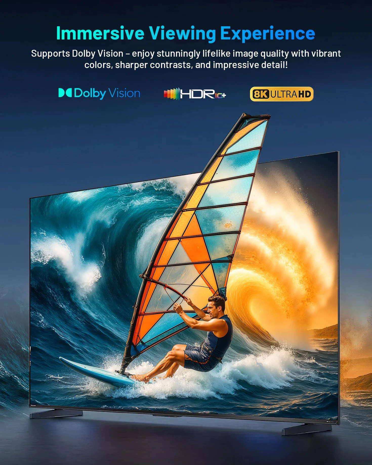 Kinhank 8K Android TV Box compatible with Dolby Vision·Atmos/DTS X/HDR10+, 4GB RAM 64GB ROM Odtwarzacz Multimedialny 8K@60fps/AV1/BD Format,WiFi6/1000M LAN/BT5.2/HDMI 2.1/USB3.0, Widevine L1, AI PQ/SR