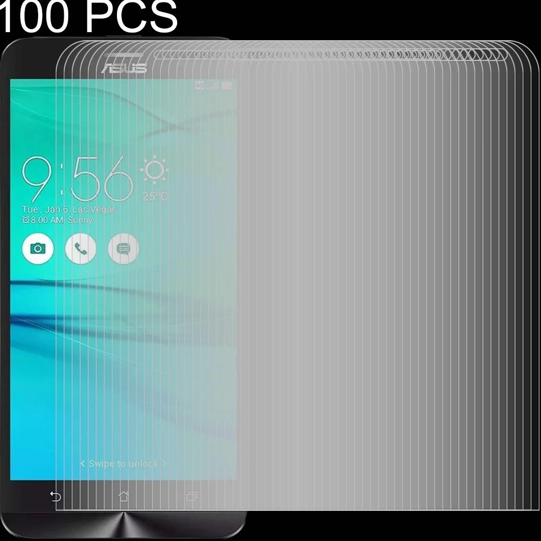 Folia ochronna na ekran 100 szt. 0,26 mm 9H 2,5D folia ze szkła hartowanego kompatybilna z Asus ZenFone Go ZB552KL akcesoria do telefonów komórkowych