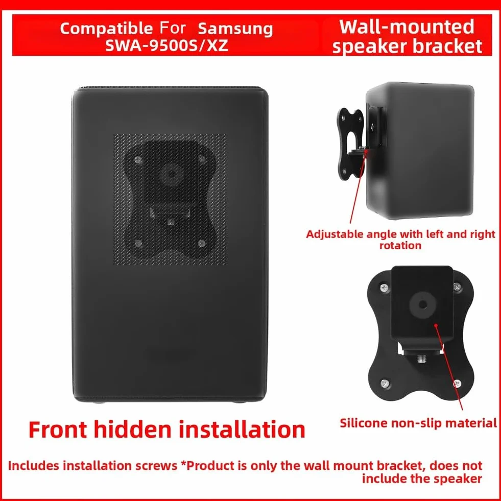 Stabilny uchwyt ścienny z metalu do systemu kina domowego Samsung SWA-9500SXZ