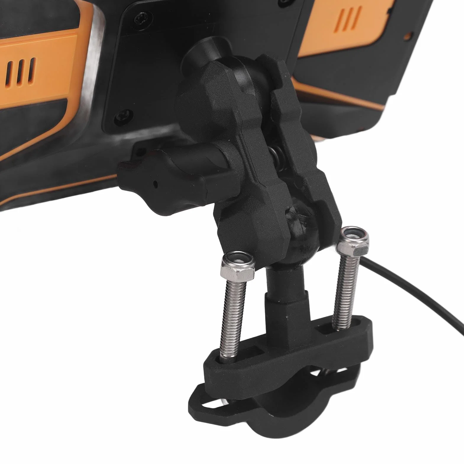 Motocyklowa nawigacja GPS 7-calowy ekran dotykowy HD IPS z bezprzewodową obsługą CarPlay i Android Auto, wodoodporny nawigator Bluetooth IPX7 do planowania trasy motocykla i