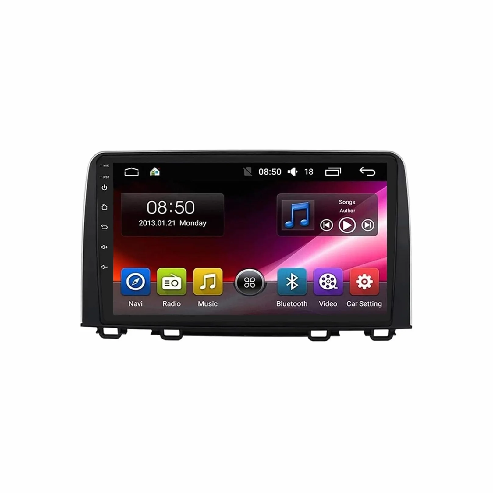 Gps Navigator Radio Sat Nav dla Honda CRV CR-V5 RT RW 2017-2019 Bluetooth Wifi 4G Dab+ Tpms Mirror Link, Bluetooth Handsfree/Phone, Hd, 8 Rdzeń 8G+256G