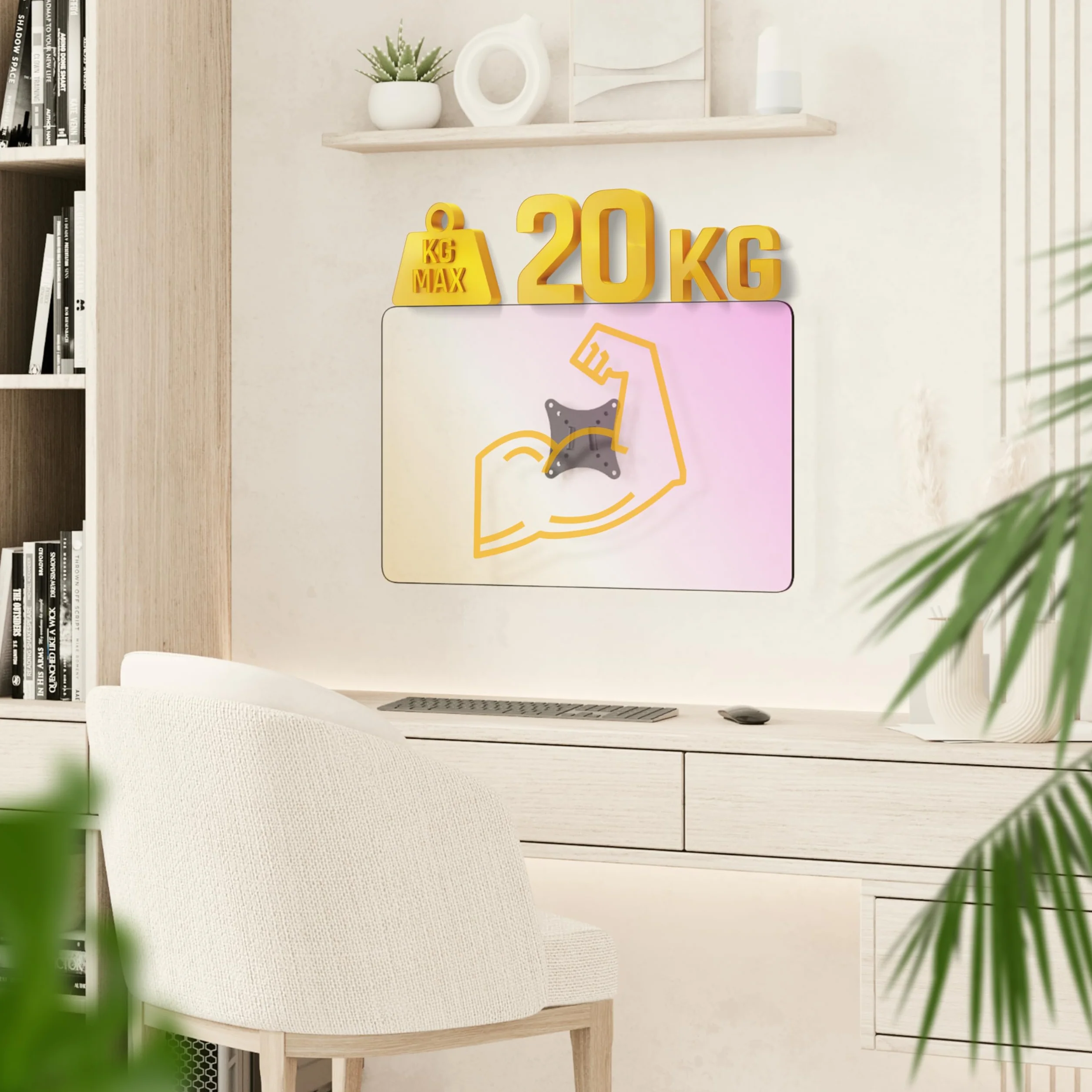 RICOO F0111 Uchwyt ścienny do monitora stały płaski około 13-29 cali Uchwyt TV do ekranów LED LCD OLED Uniwersalny do VESA 50x50-100x100 Czarny