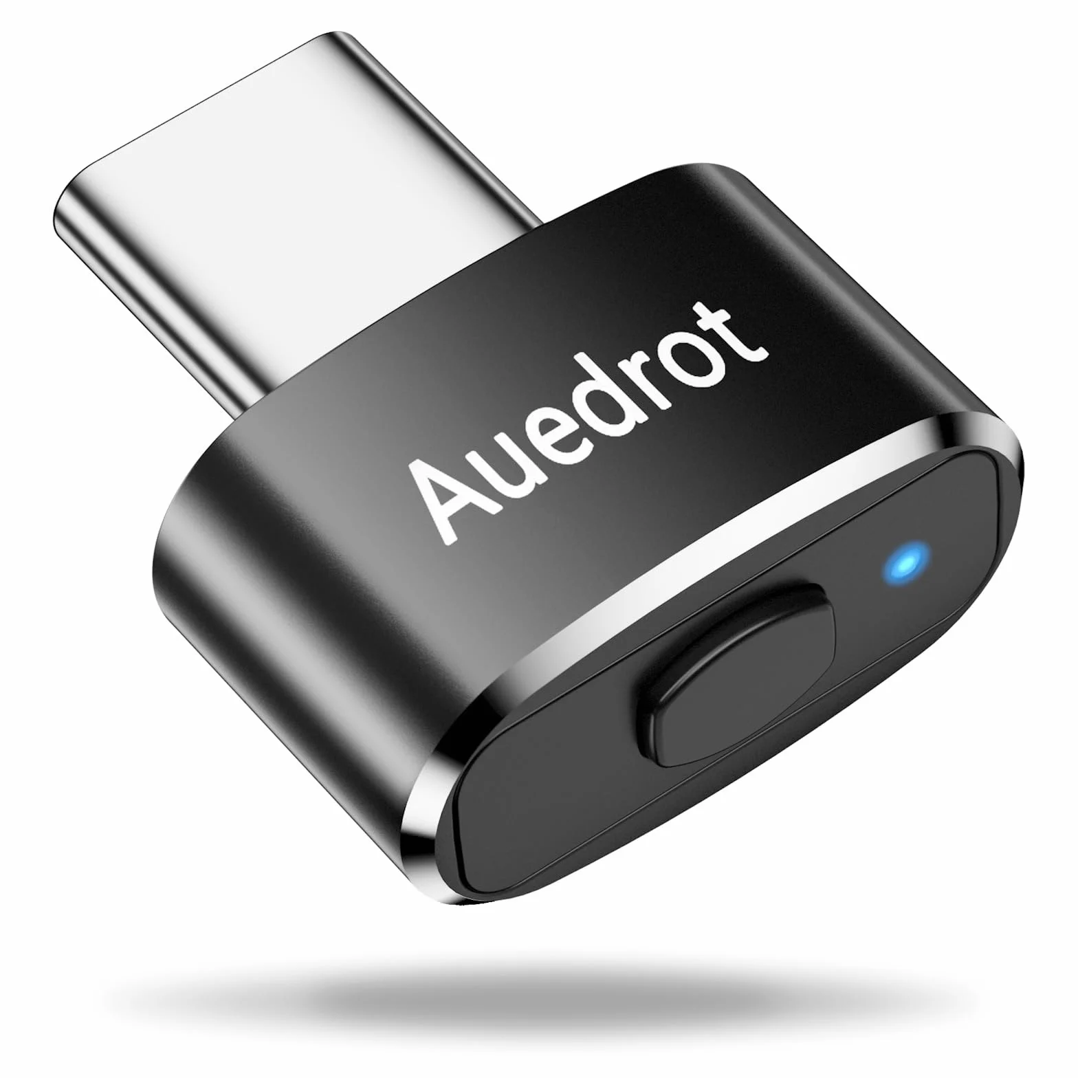 AUEDROT Symulator myszy USB-C niewykrywalny symulator myszy typu C z przyciskiem przełącznika, automatyczny Wiggler z 2 trybami Jiggle, Plug & Play, utrzymuje komputer / laptop w stanie przebudzenia