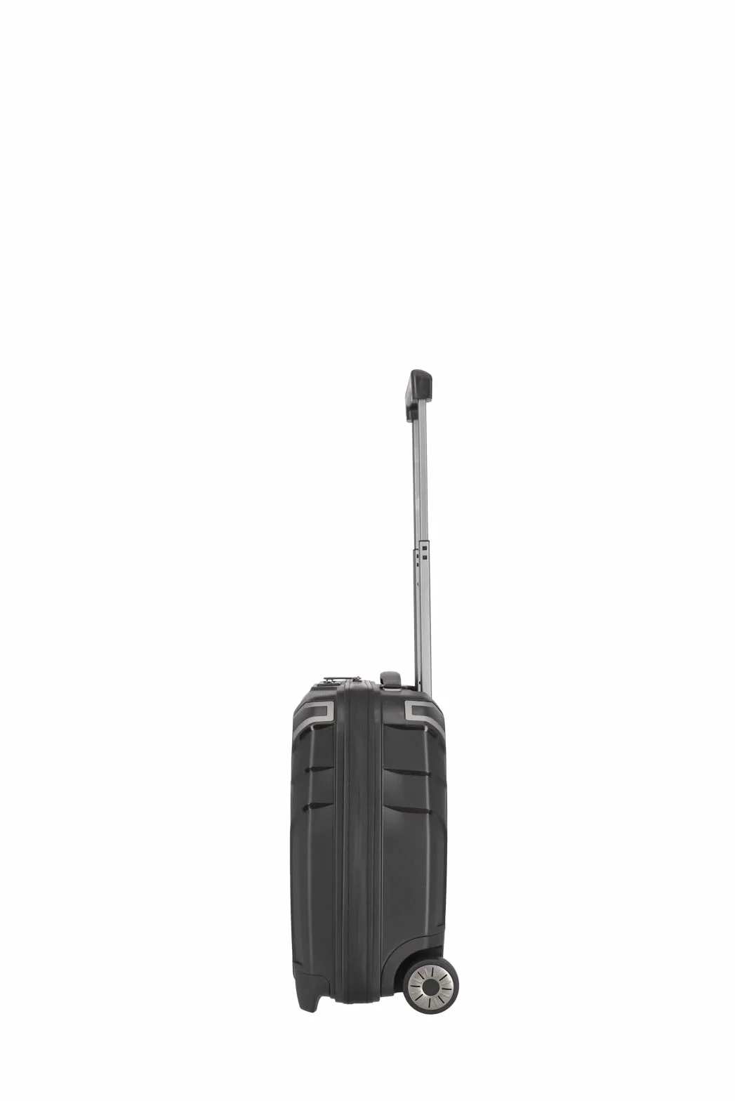 Travelite Elvaa walizka na laptopa z twardą obudową na 2 kółka, 44 cm, czarny, Laptop Trolley 44 cm, Twarda obudowa na laptopa z 2 kółkami