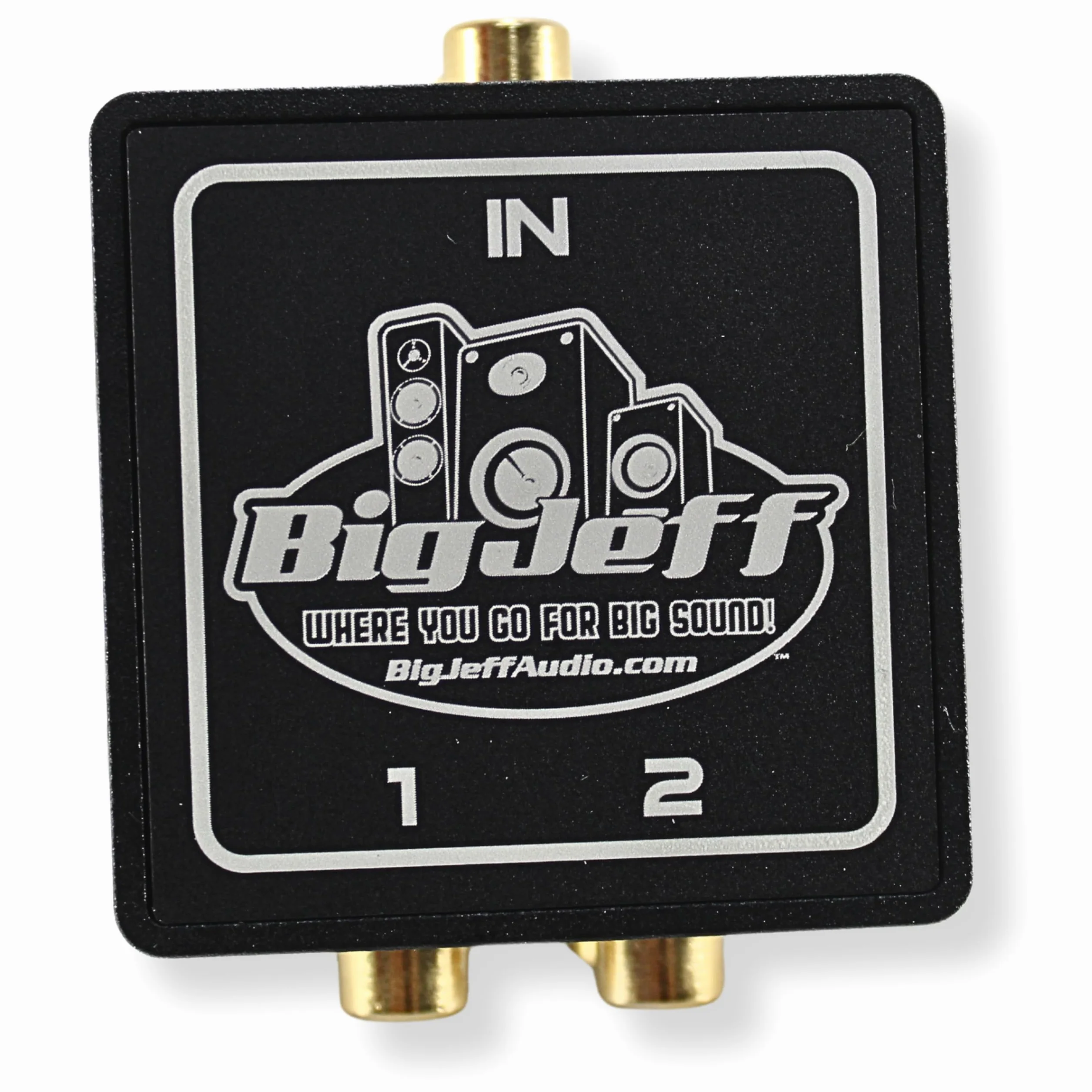 Big Jeff Audio 1 do 2 par Cockbox RCA rozdzielacz rozdzielacza blok rozdzielacza