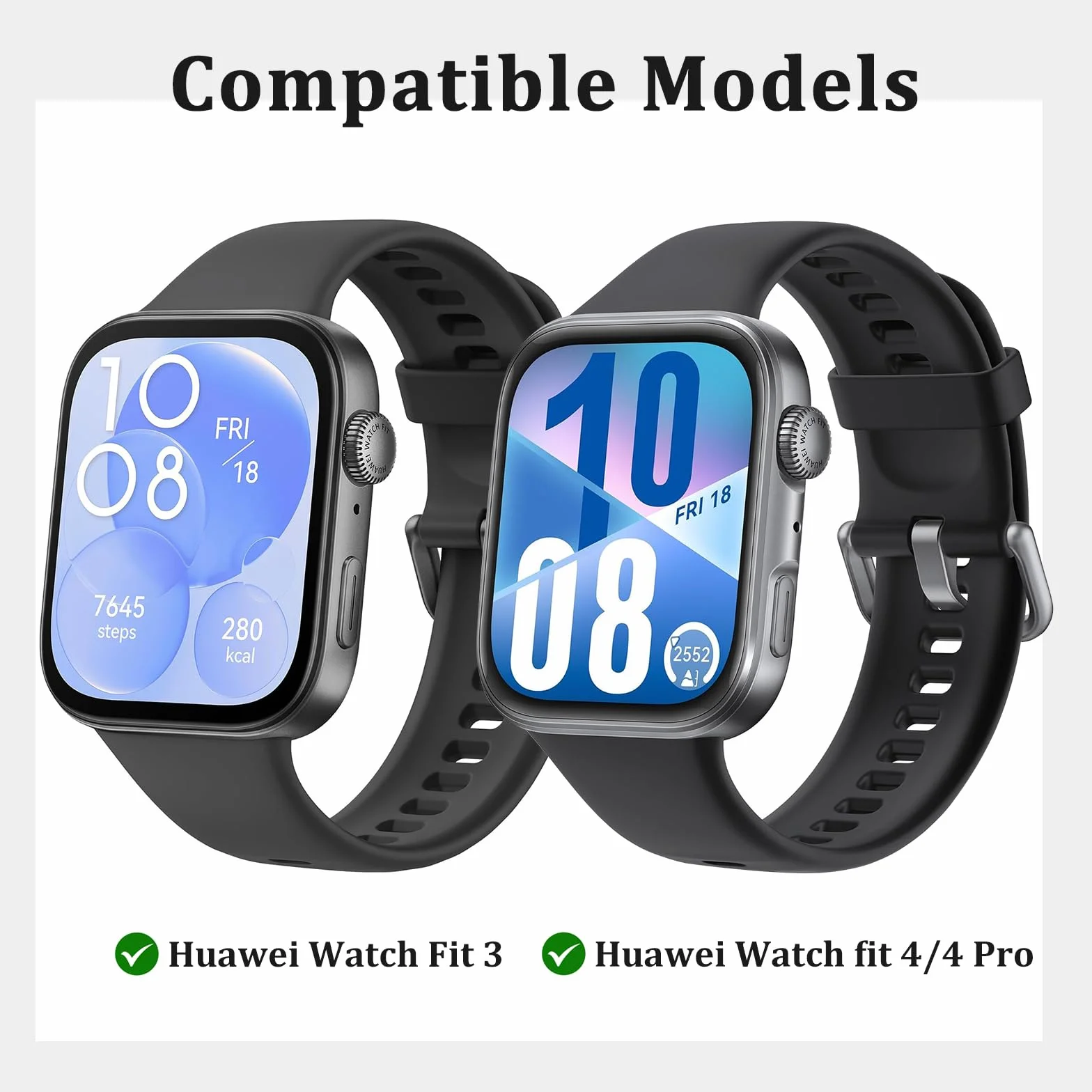 Vancle Zestaw 6 pasków do Huawei Watch Fit 3