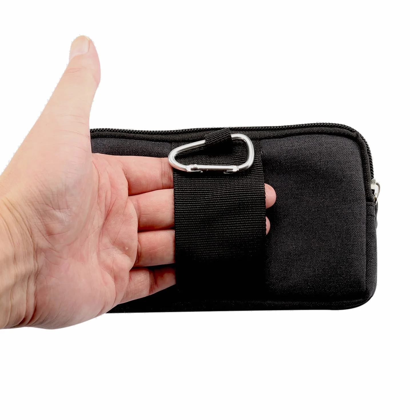 Męska torba na pasek dla telefon i komórkowy, saszetka na brzuch, kieszeń poprzeczna z paskiem, uniwersalne etui z paskiem i szlufką, na telefon z nylonu,