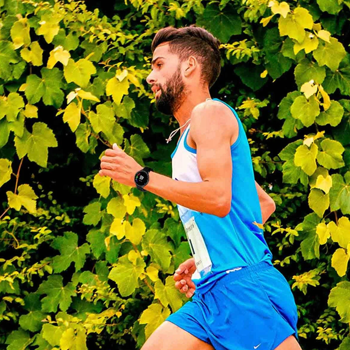 Pasek kompatybilny z zegarkiem Garmin Forerunner 235, miękki silikonowy zamiennik paska do smartwatcha 220/230/235/620/630/735XT/235 Lite dla kobiet, mężczyzn (6-2)