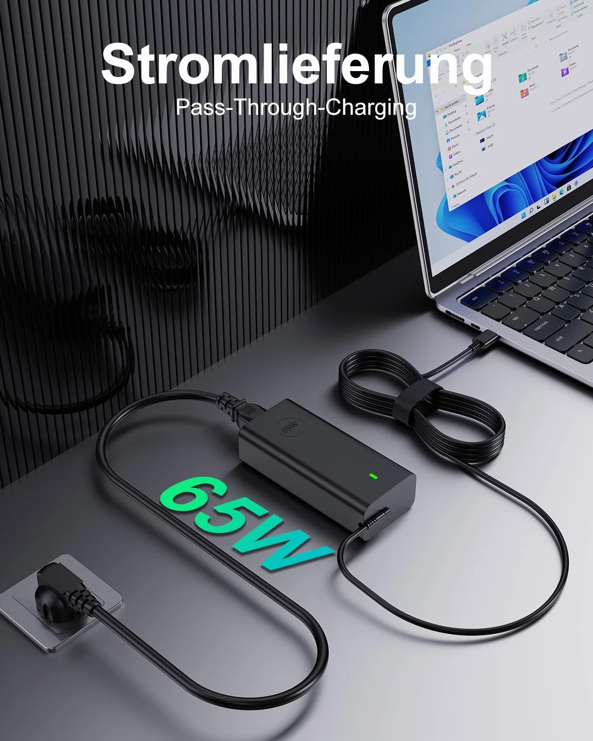 Dell 65W USB-C Ładowarka do Dell Latitude XPS Chromebook